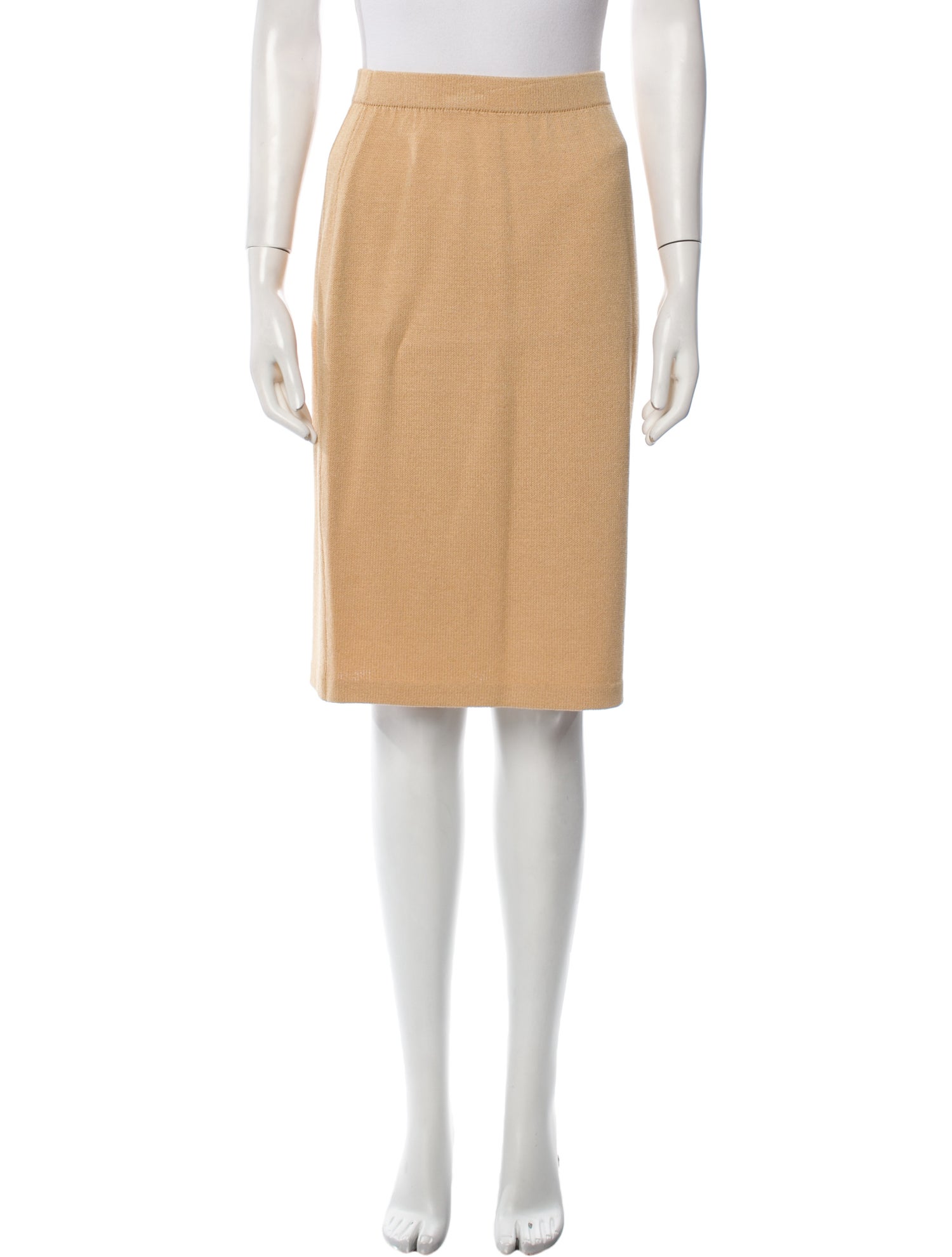 St. John Wool Knee-Length Skirt