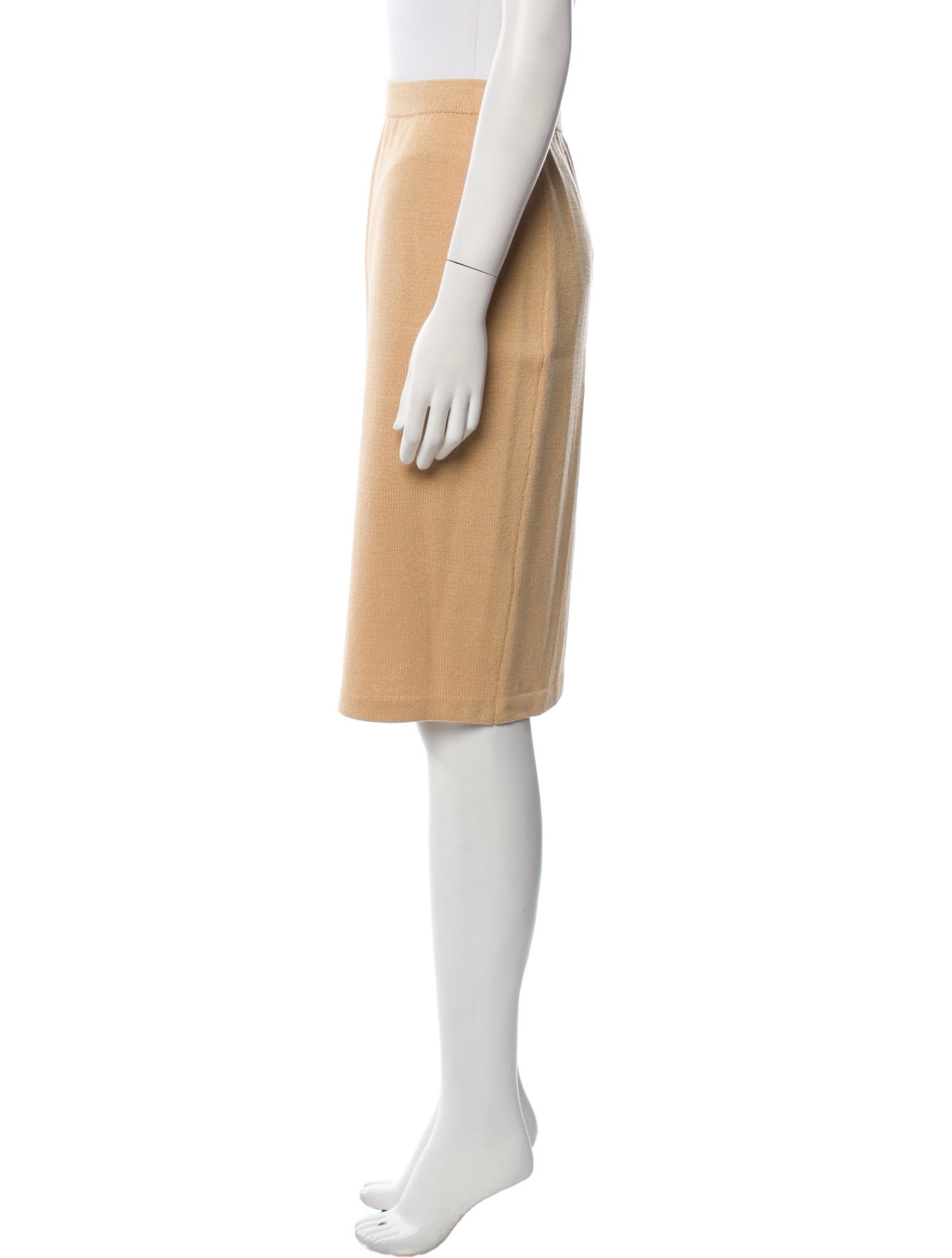 St. John Wool Knee-Length Skirt