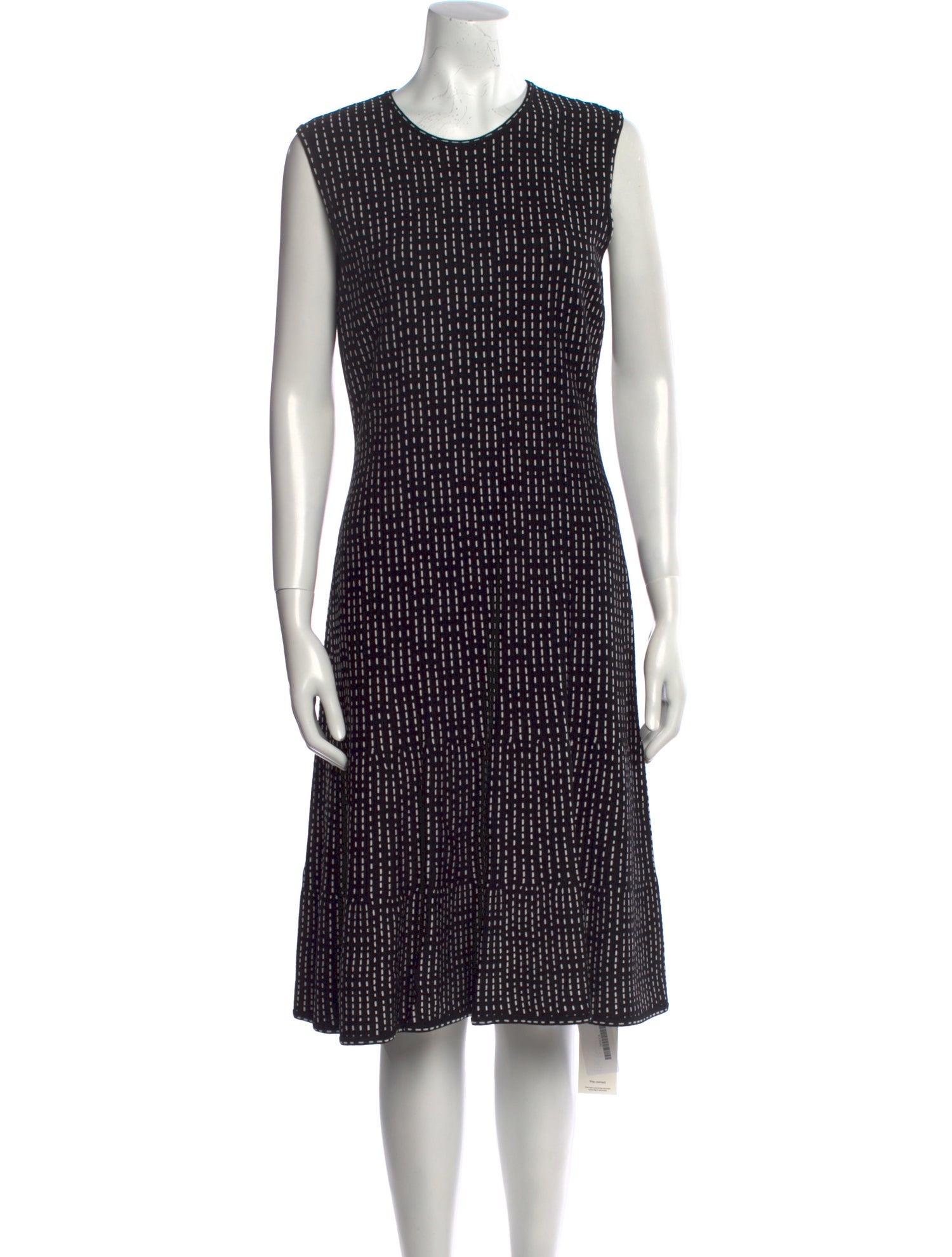 St. John Printed Midi Length Dress