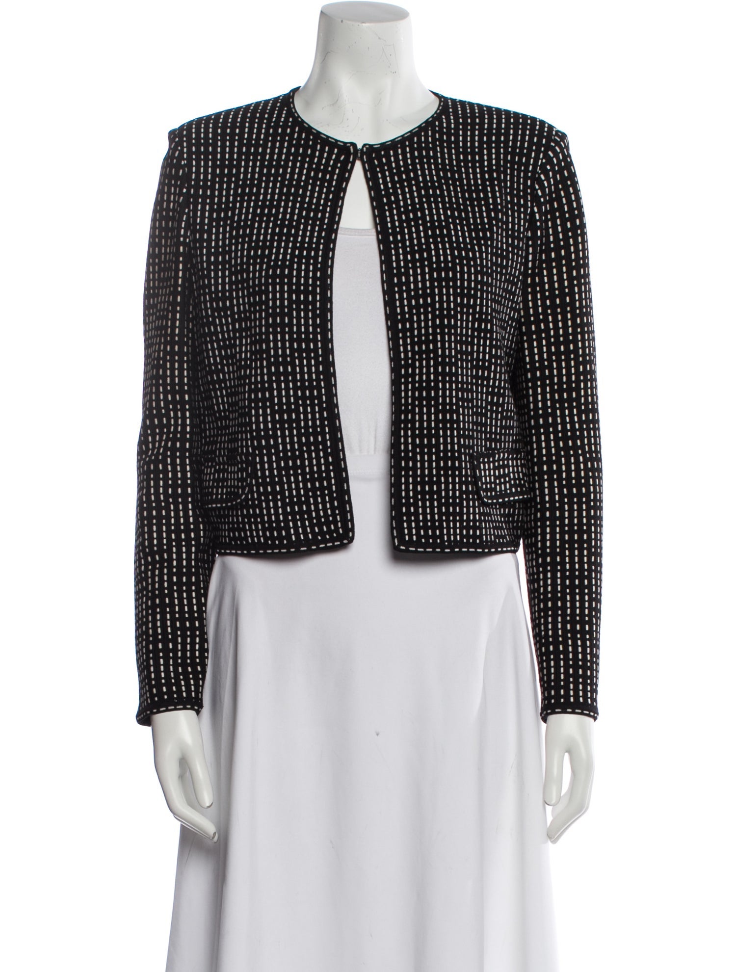 St. John Striped Evening Jacket