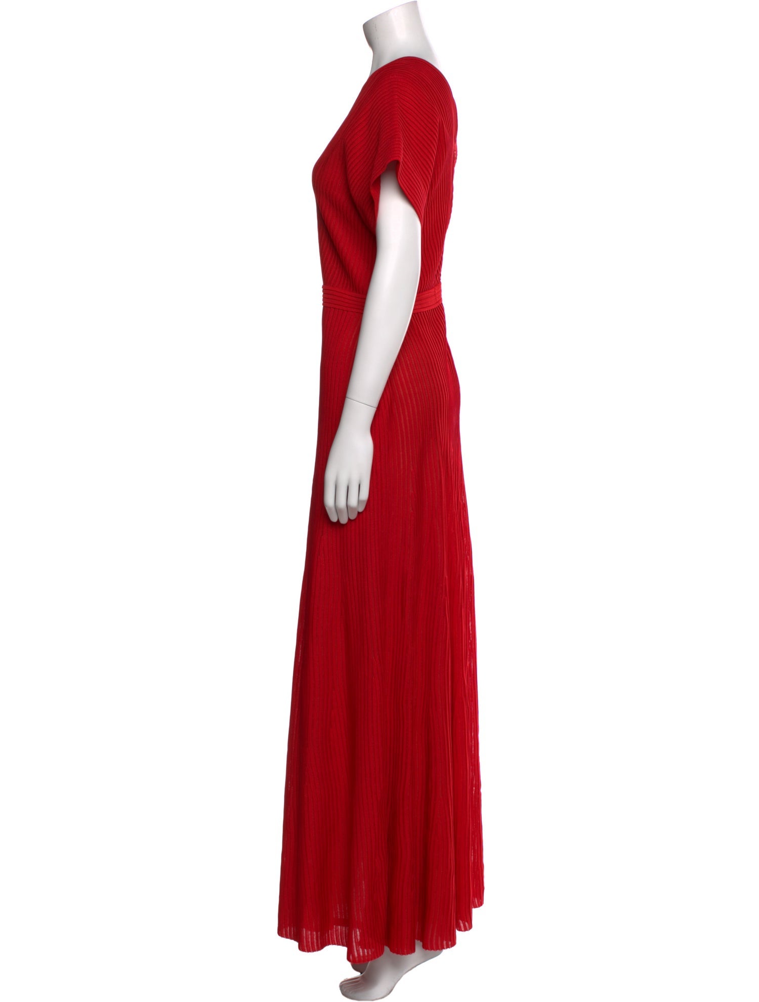 St. John V-Neck Long Dress w/ Tags