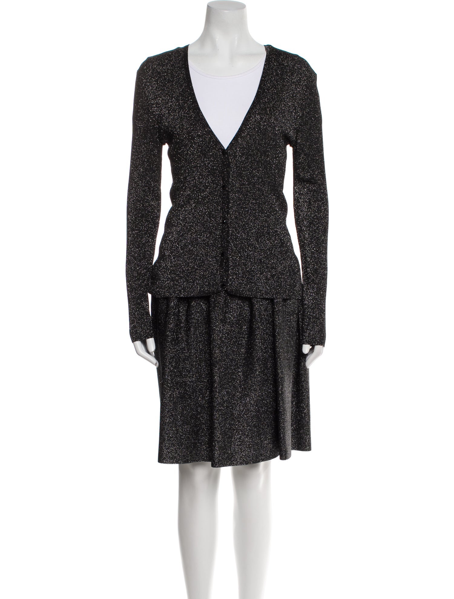 St. John Tweed Skirt Set