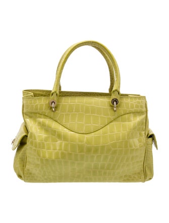 St. John Leather Top Handle Bag