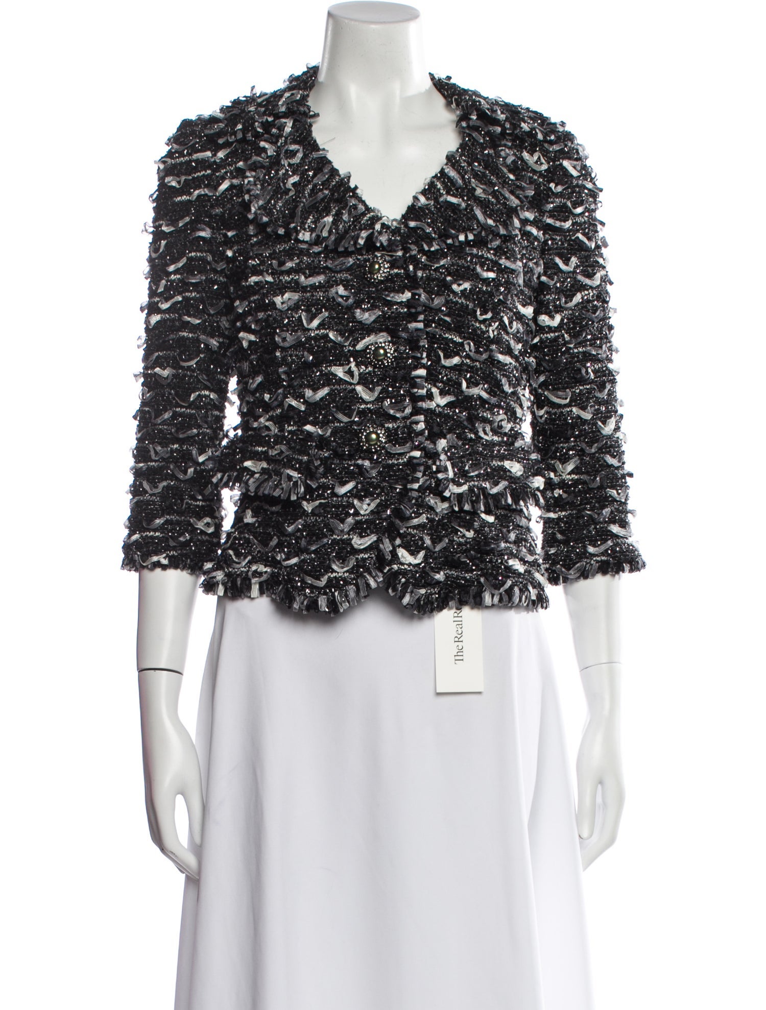 St. John Printed Evening Jacket