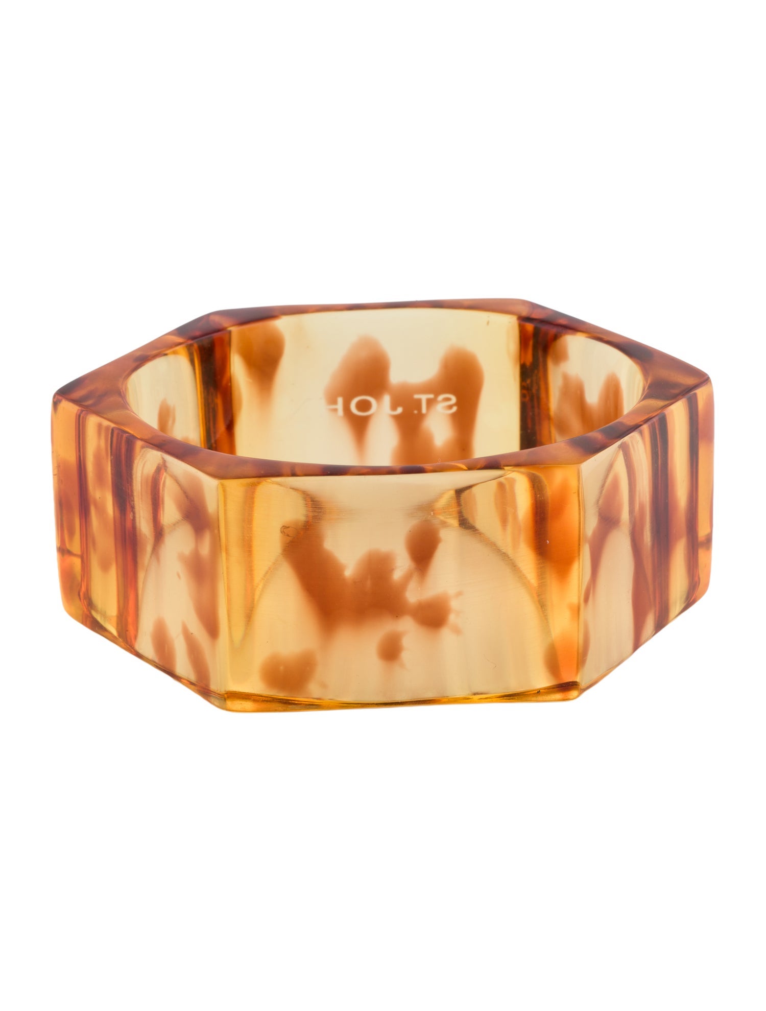 St. John Resin Hexagon Bangle