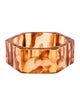 St. John Hexagonal Lucite Bangle Bracelet