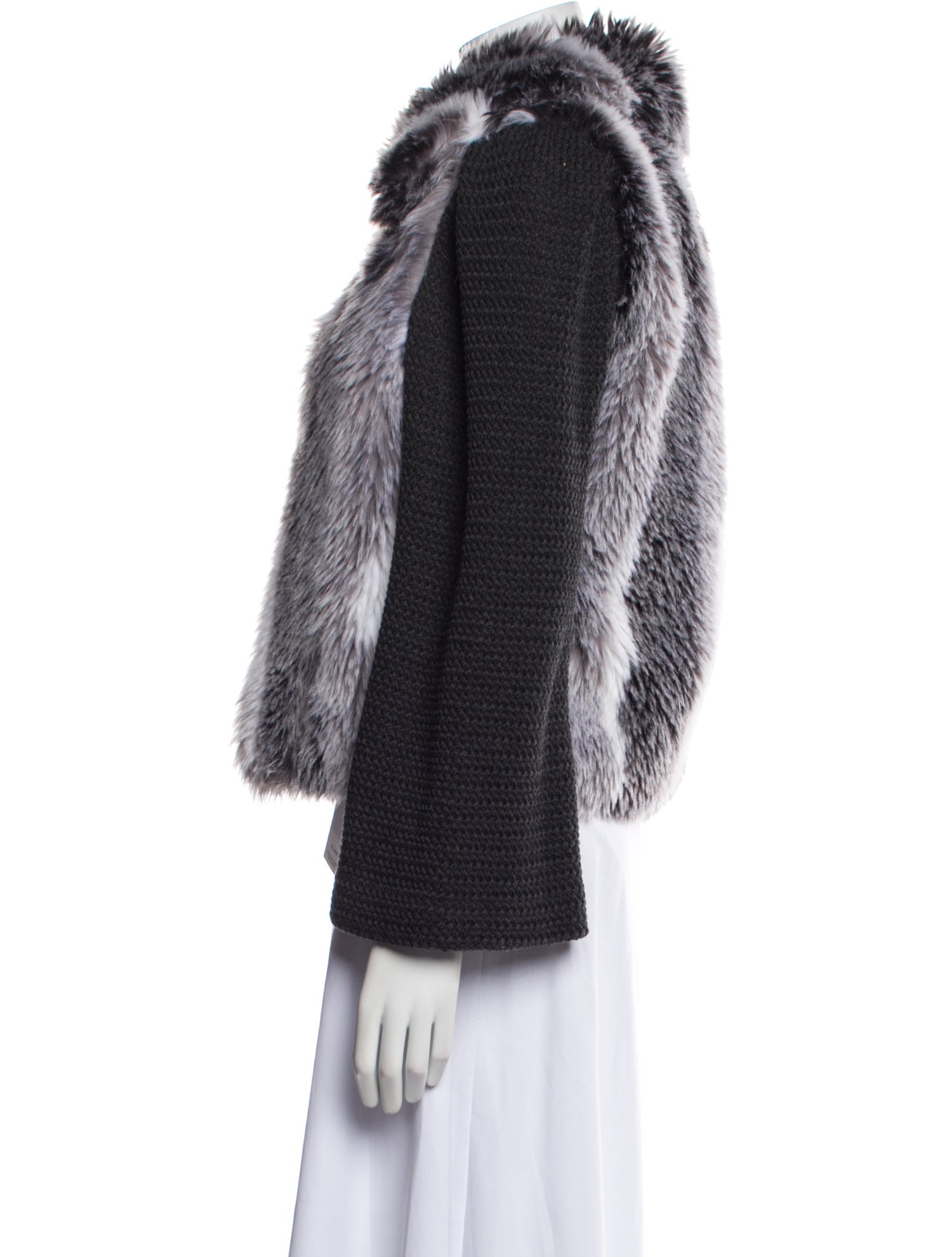 St. John Faux Fur Jacket