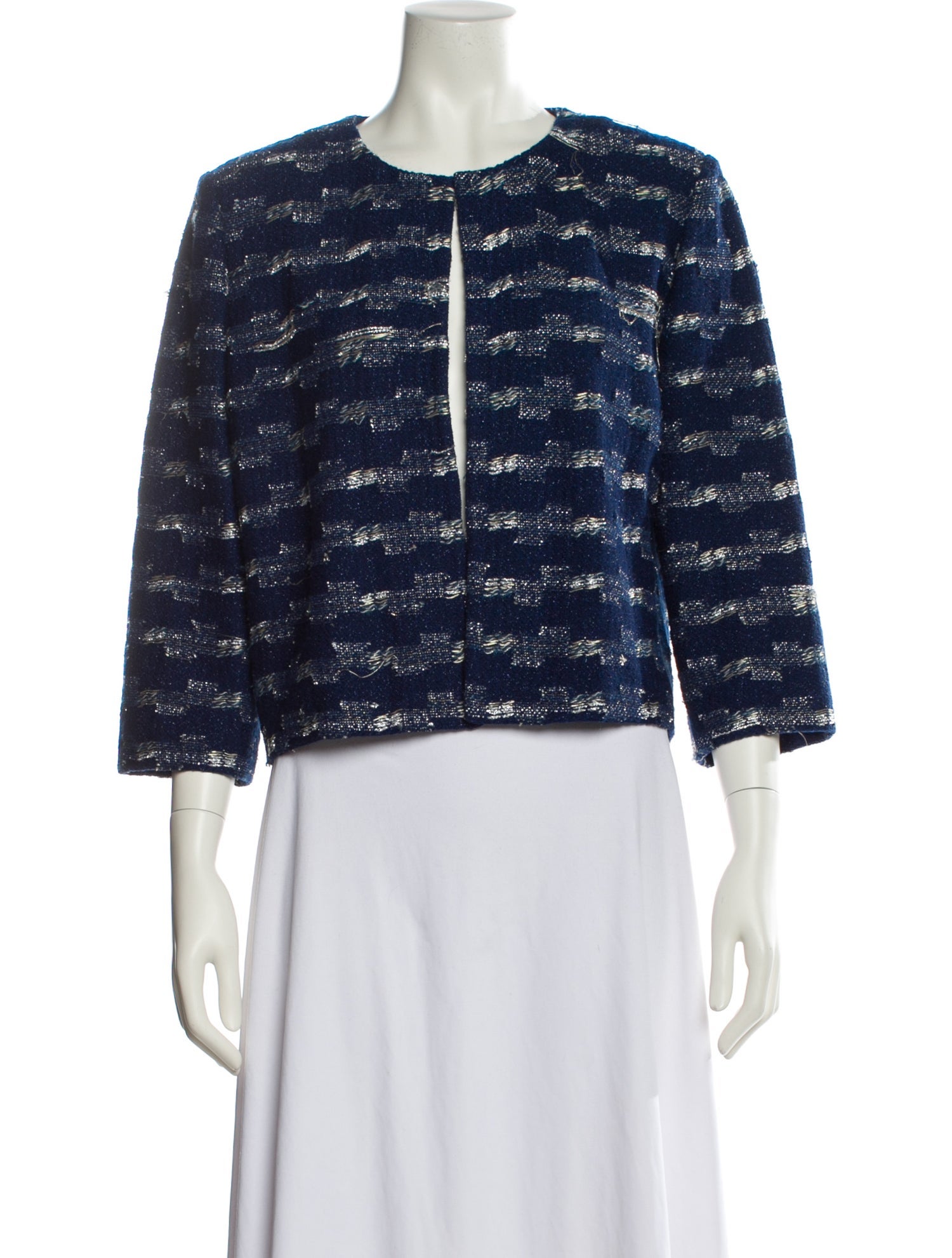 St. John Striped Evening Jacket