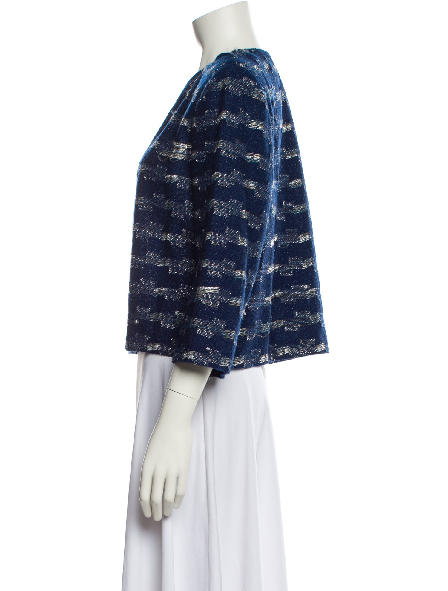 St. John Striped Evening Jacket