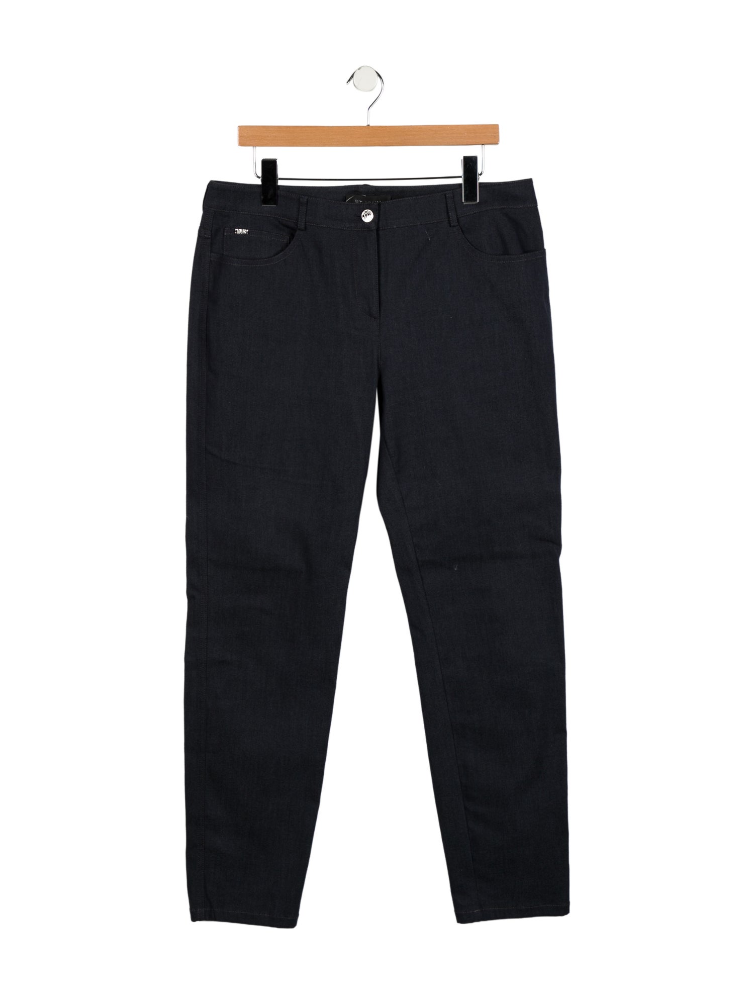 St. John Mid-Rise Straight Leg Jeans