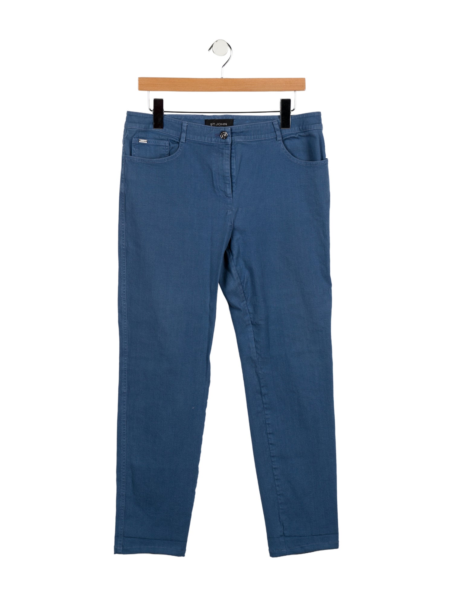 St. John Mid-Rise Straight Leg Jeans