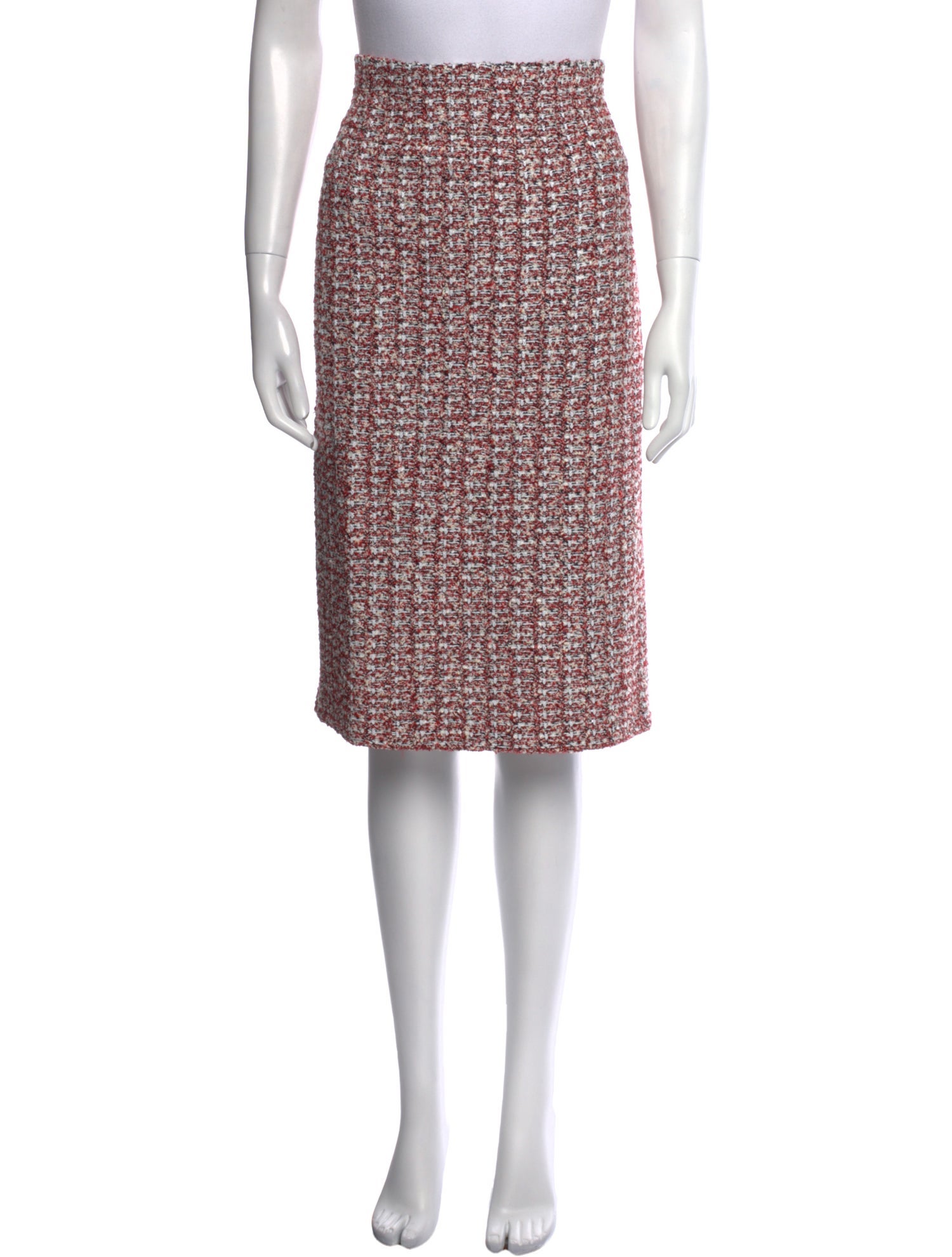 St. John Printed Knee-Length Skirt