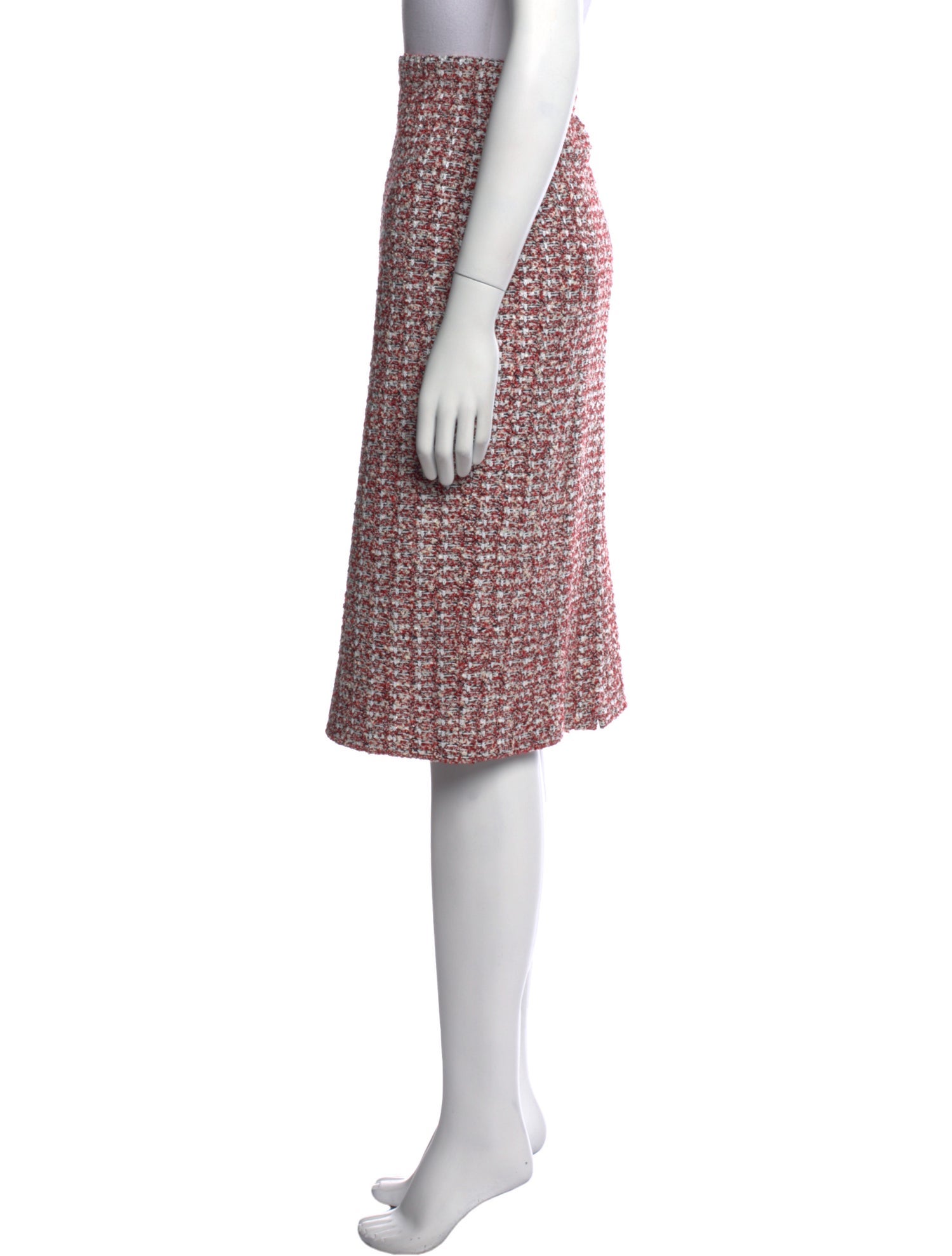 St. John Printed Knee-Length Skirt