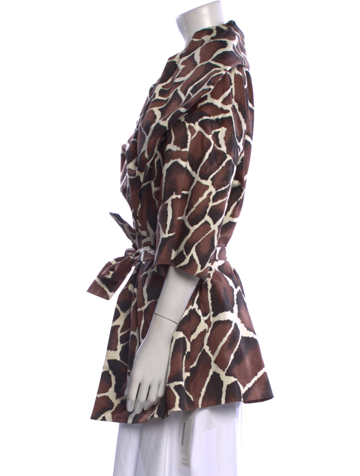 St. John Animal Print Mini Dress