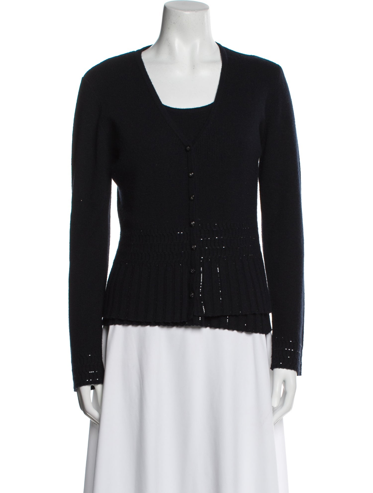 St. John Cashmere Scoop Neck Sweater