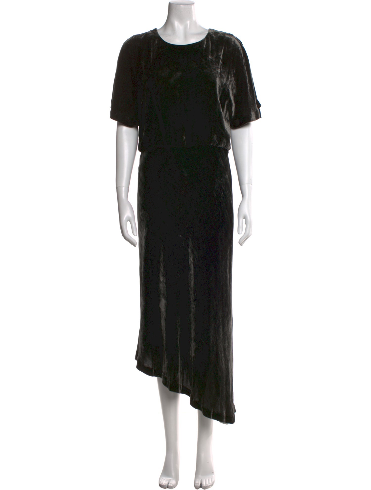 St. John Scoop Neck Long Dress