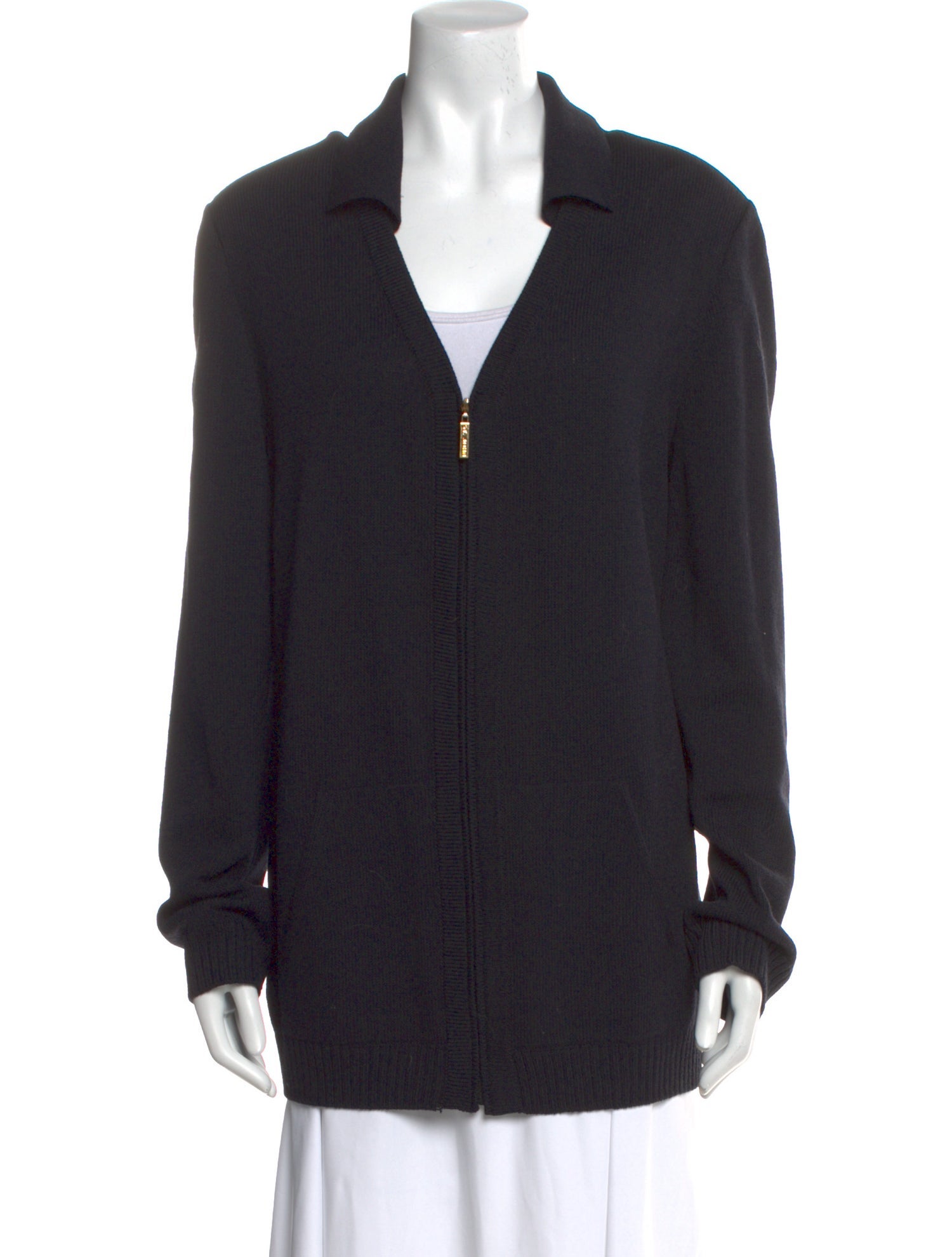 St. John Wool V-Neck Sweater