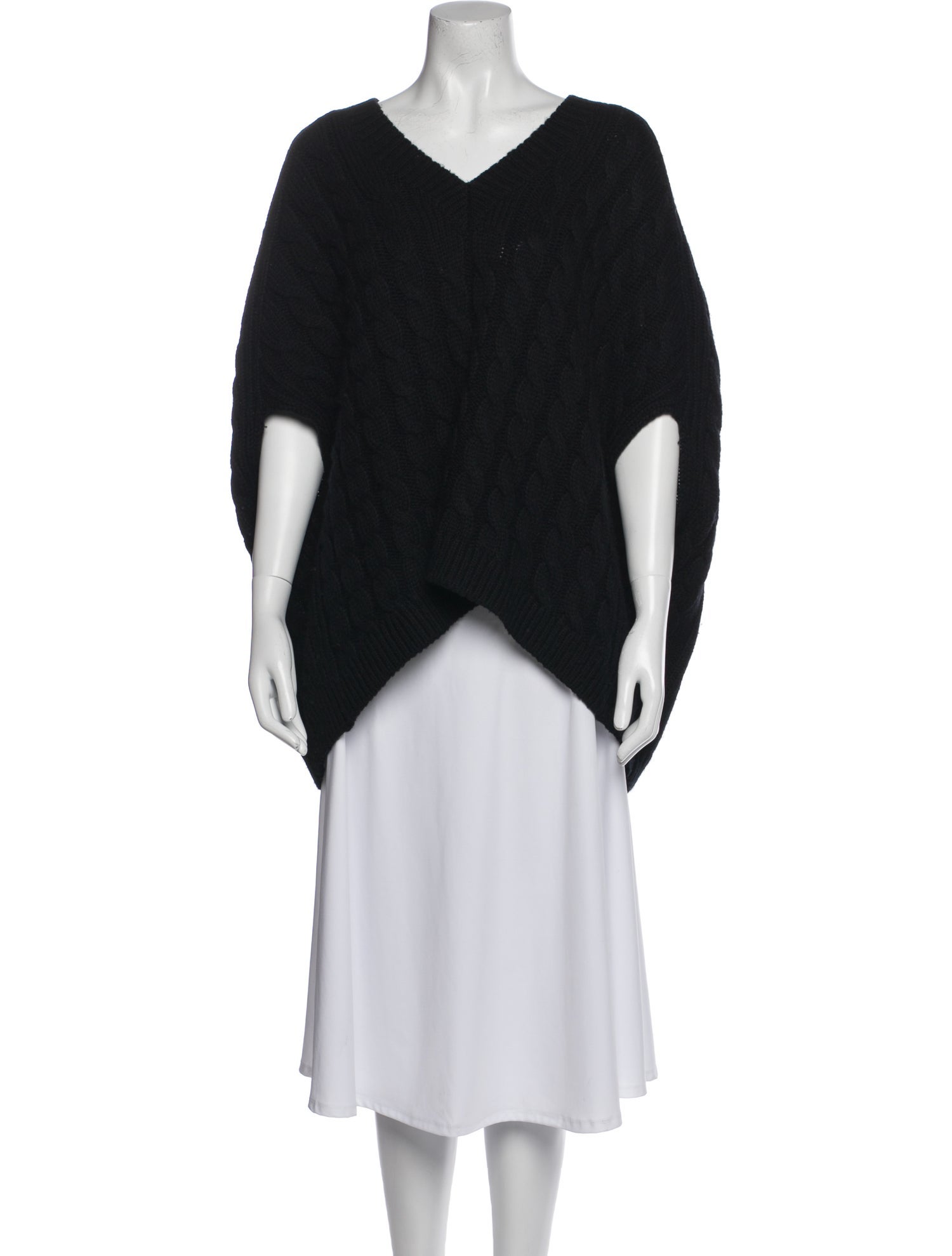 St. John Printed V-Neck Sweater