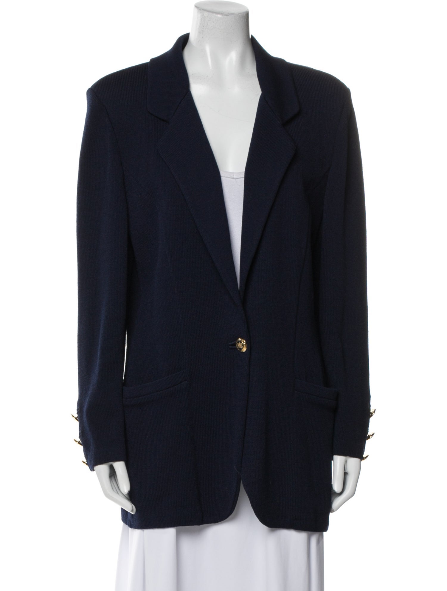 St. John Plunge Neckline Sweater