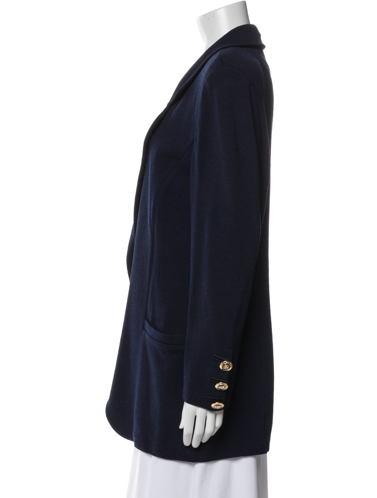 St. John Plunge Neckline Sweater