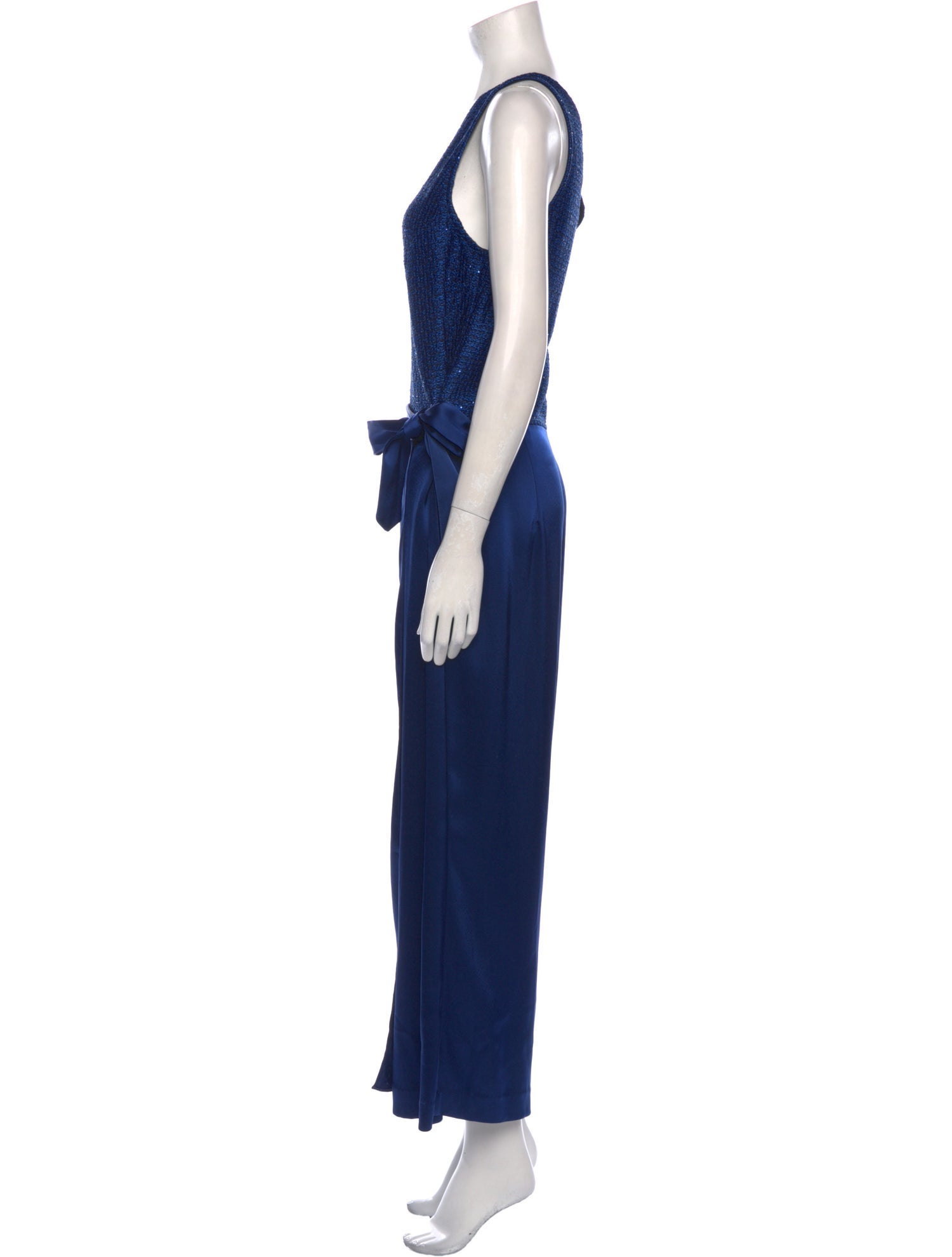 St. John V-Neck Jumpsuit