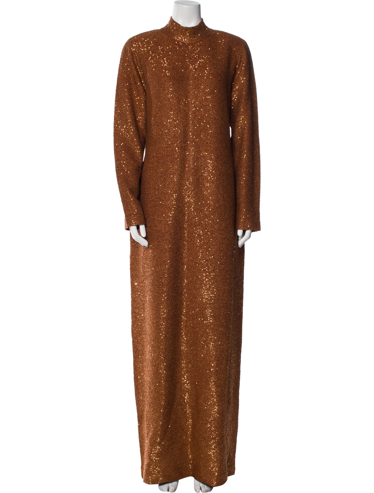 St. John Mock Neck Long Dress w/ Tags