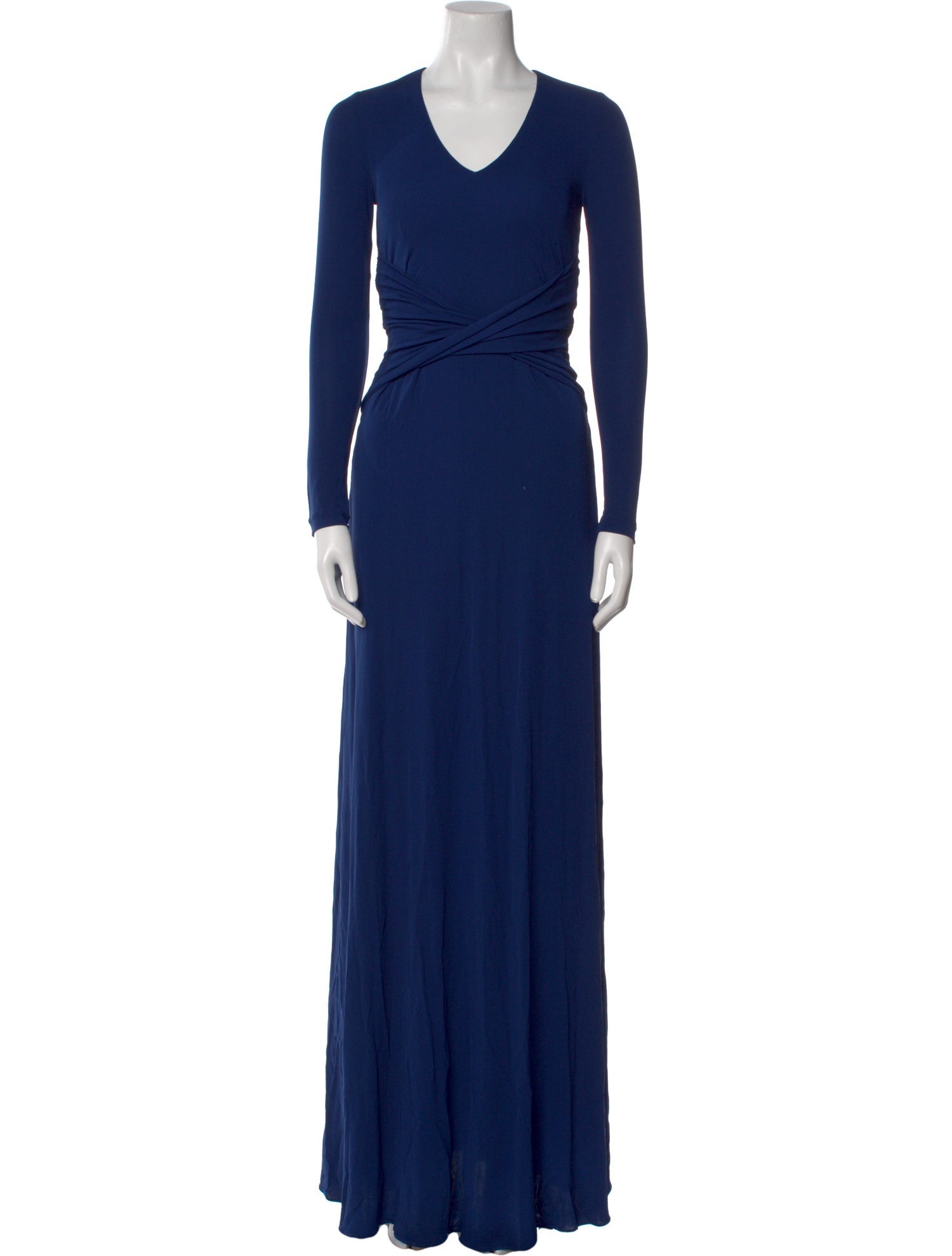 St. John V-Neck Long Dress