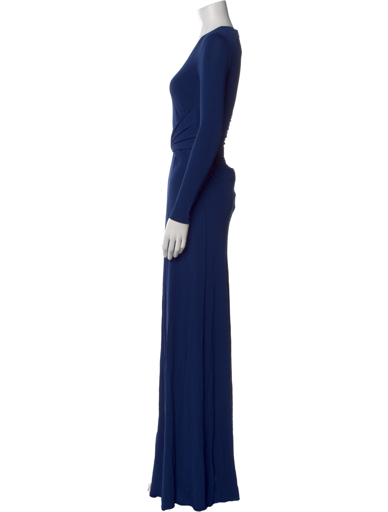 St. John V-Neck Long Dress