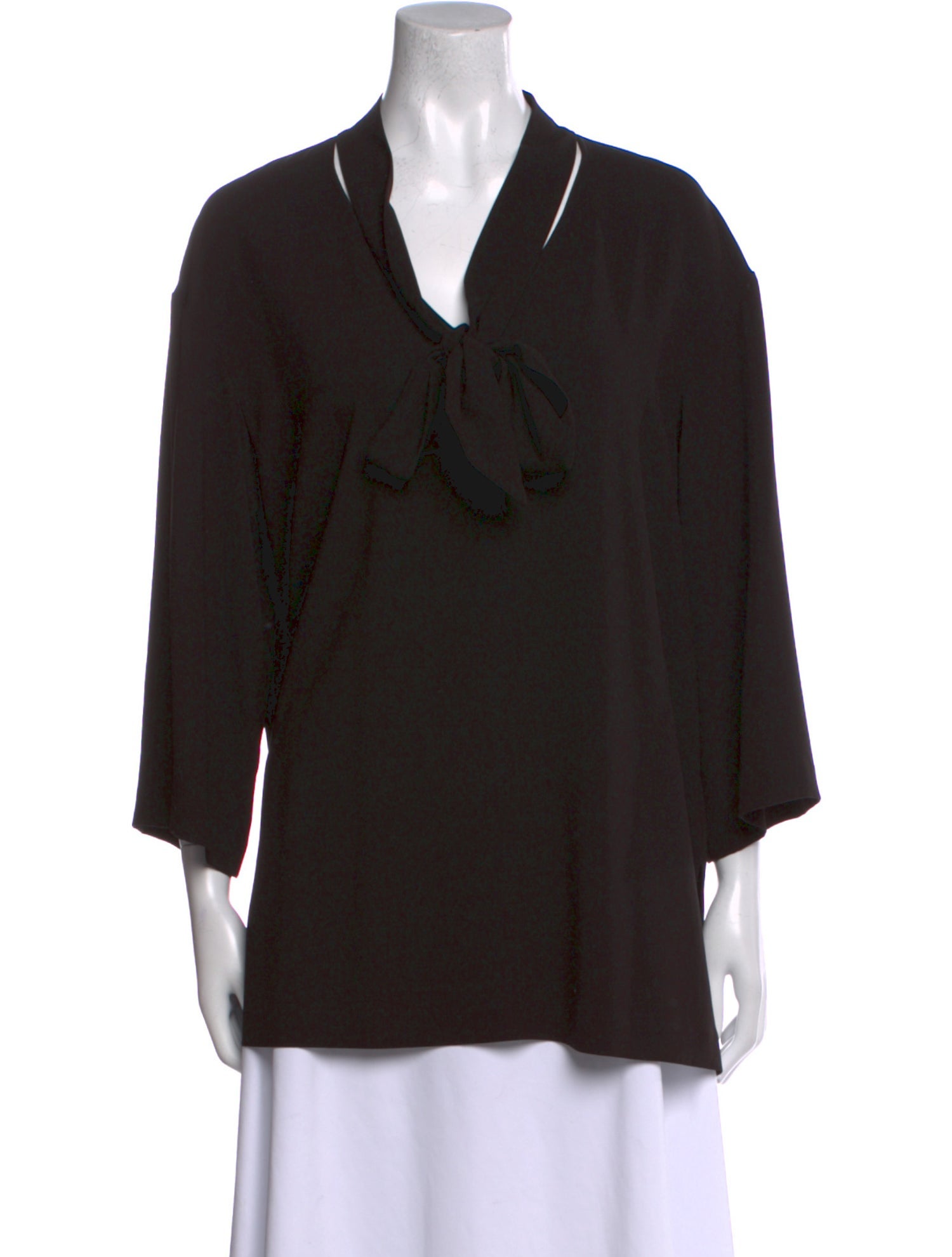 St. John V-Neck Three-Quarter Sleeve Tunic