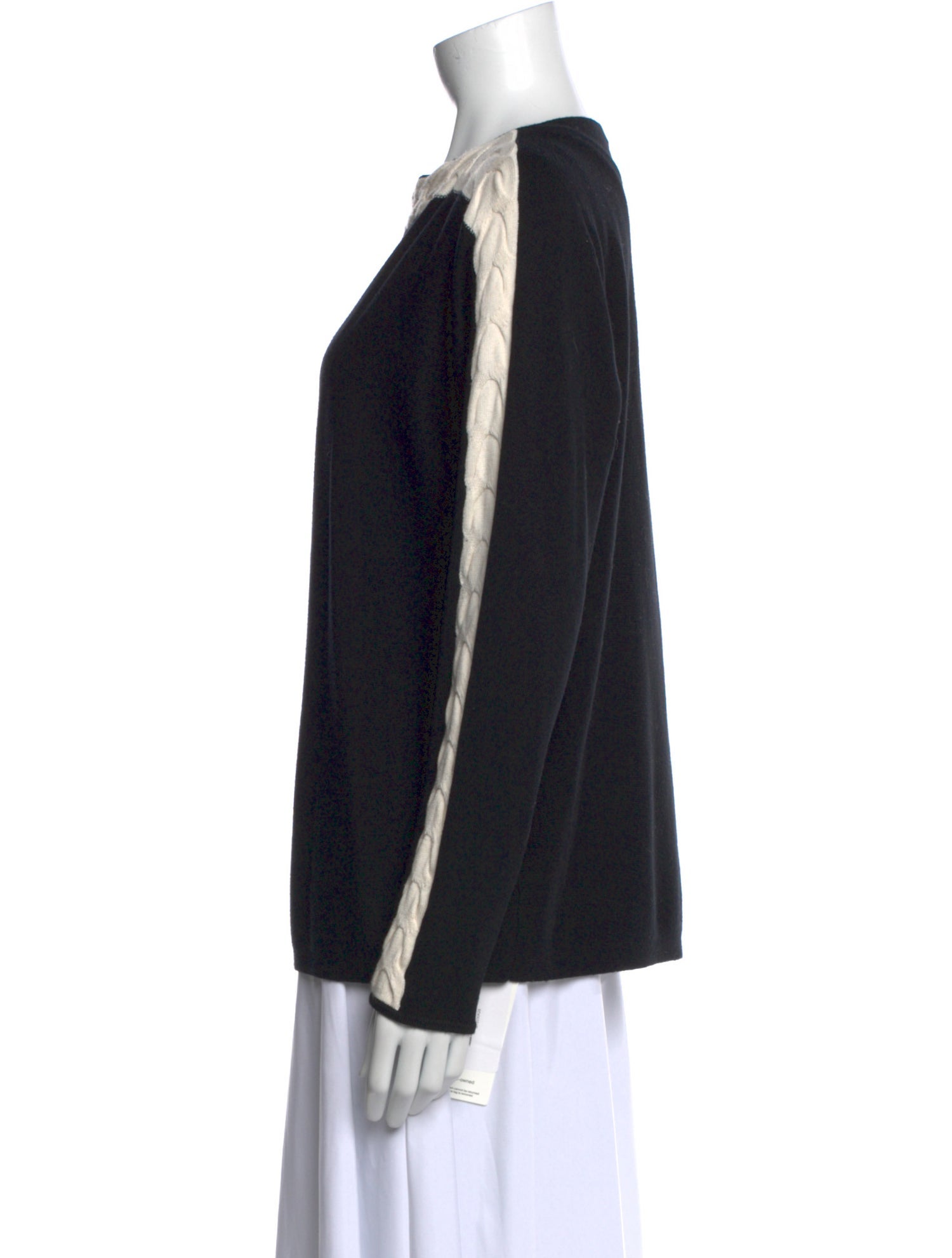 St. John Printed Bateau Neckline Sweater