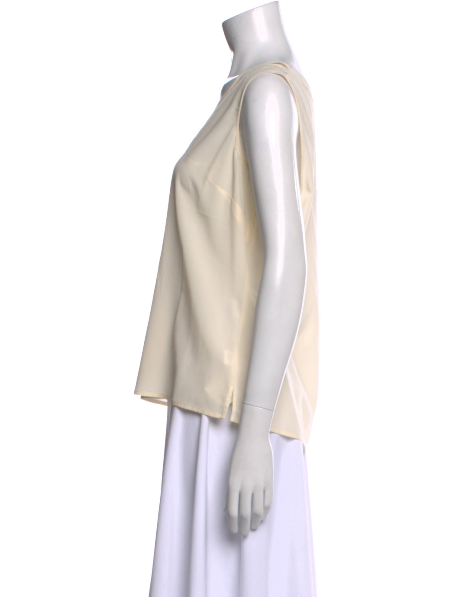 St. John Silk V-Neck Blouse