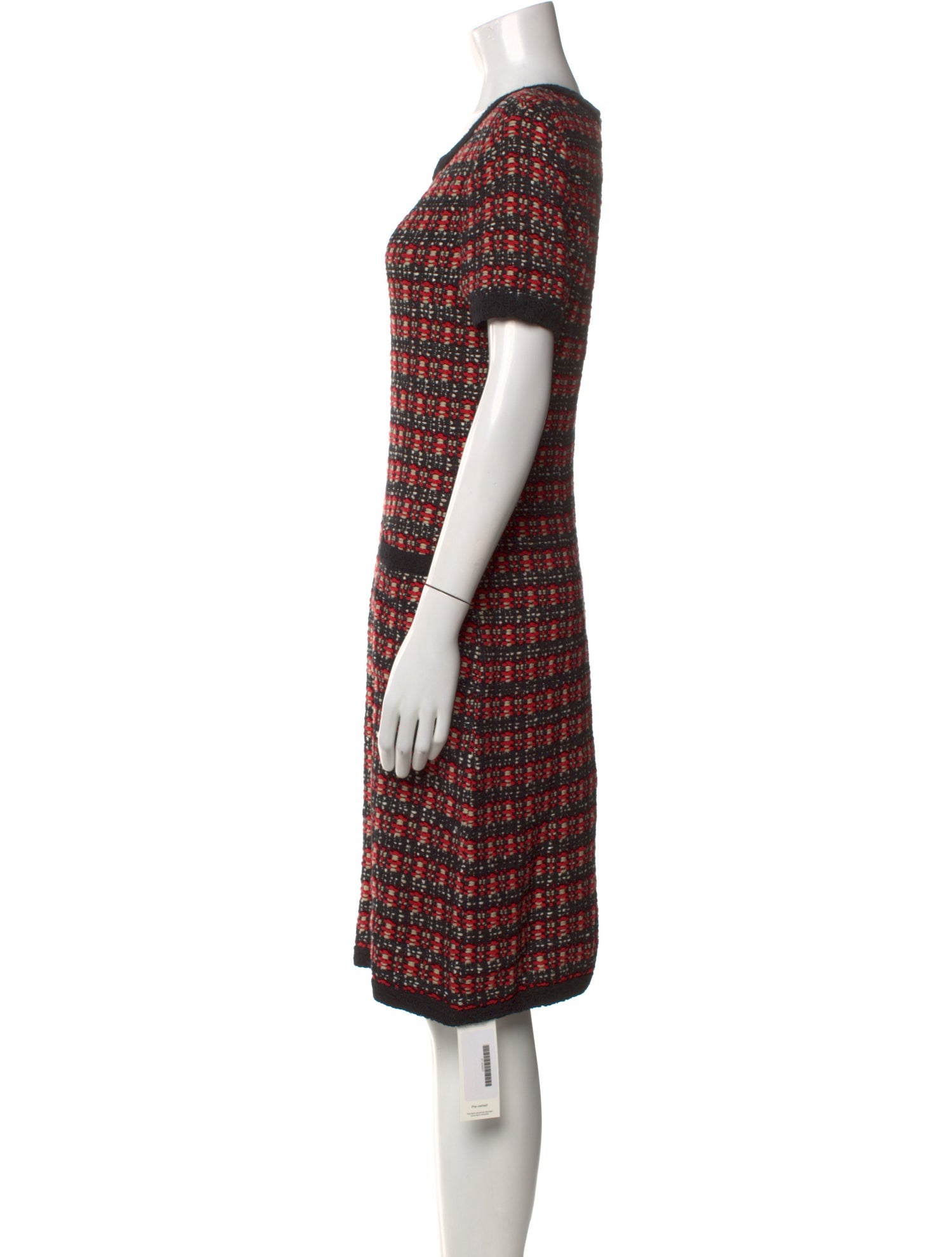 St. John Printed Knee-Length Dress
