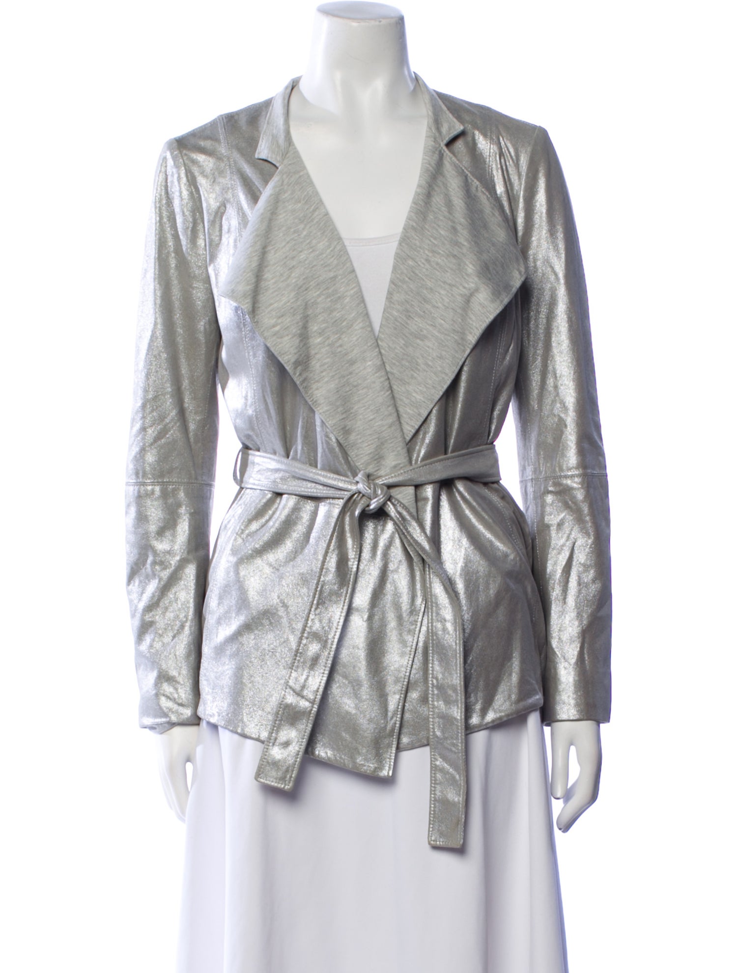 St. John Leather Evening Jacket