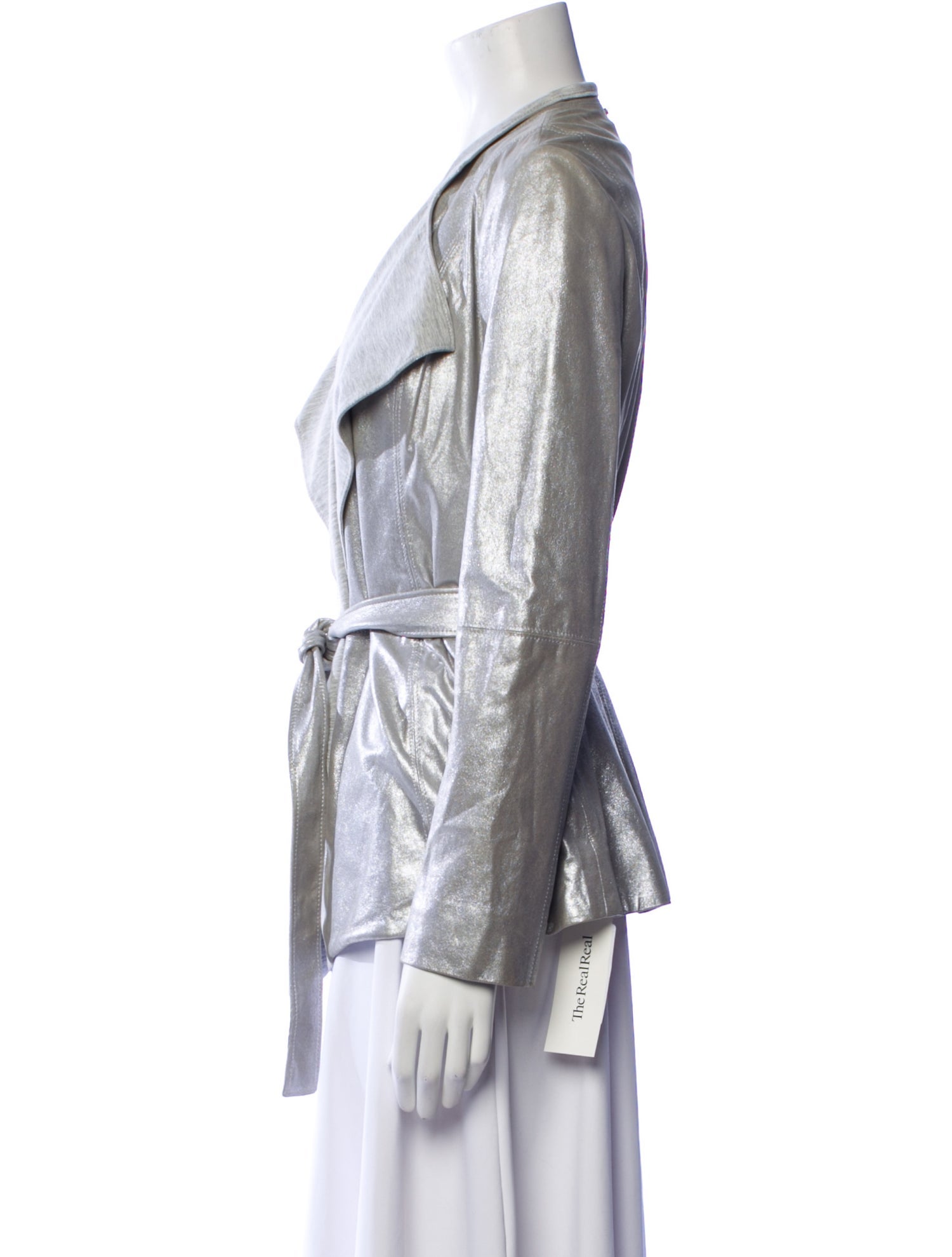 St. John Leather Evening Jacket