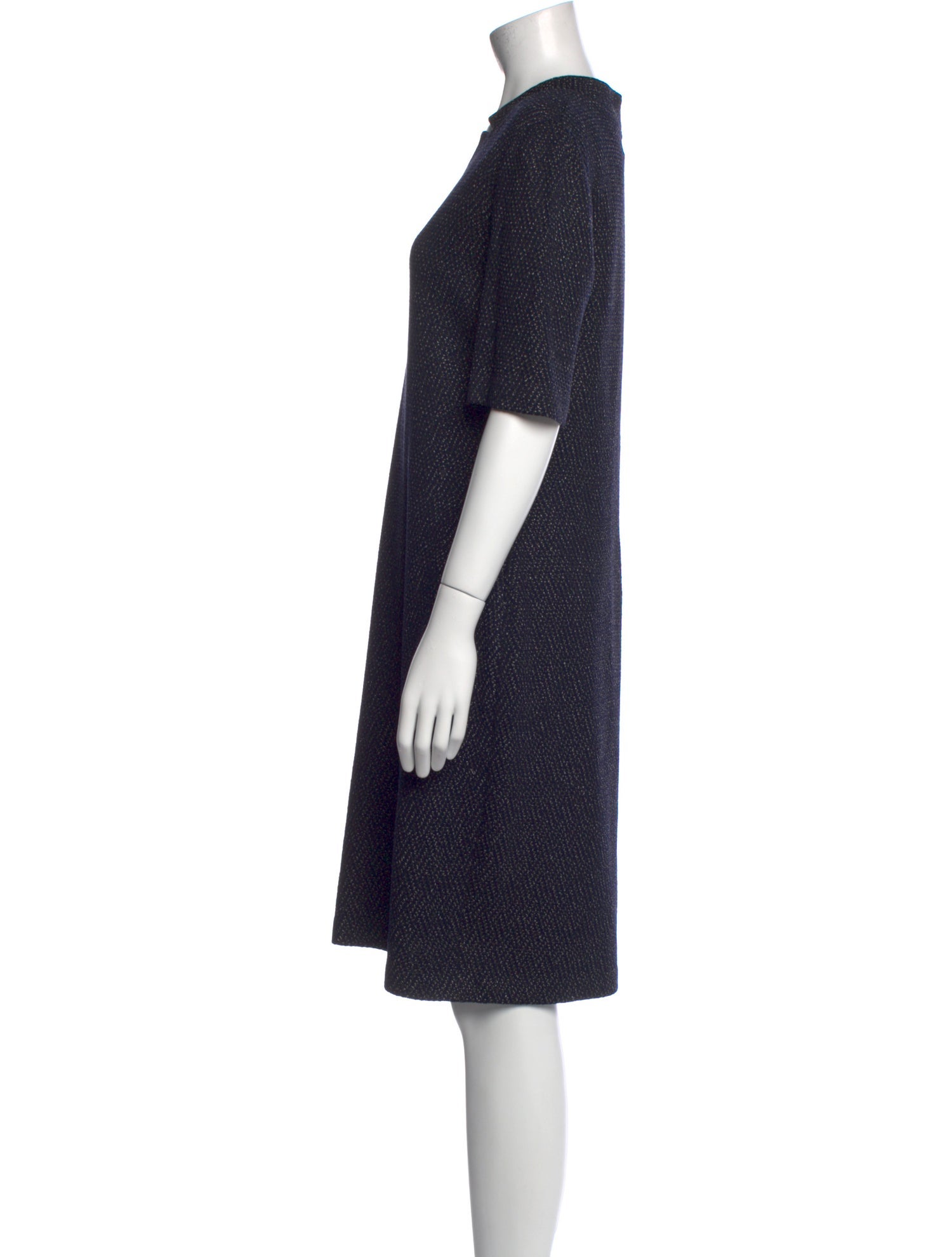 St. John V-Neck Knee-Length Dress