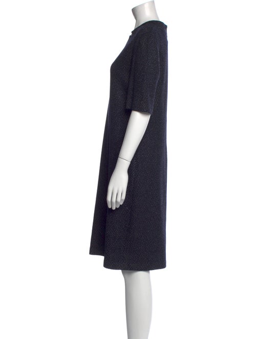 St. John V-Neck Knee-Length Dress