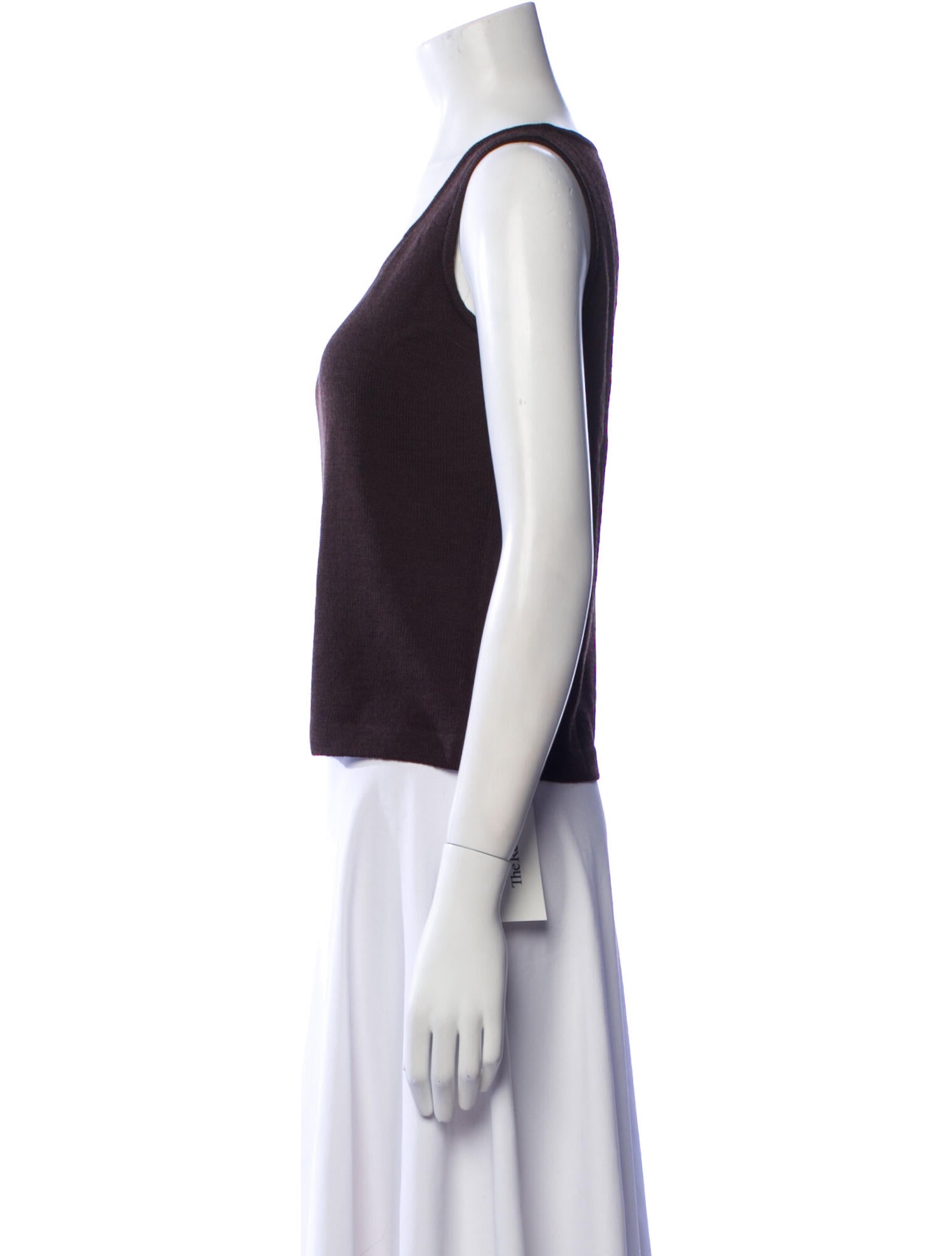 St. John Wool Scoop Neck Top