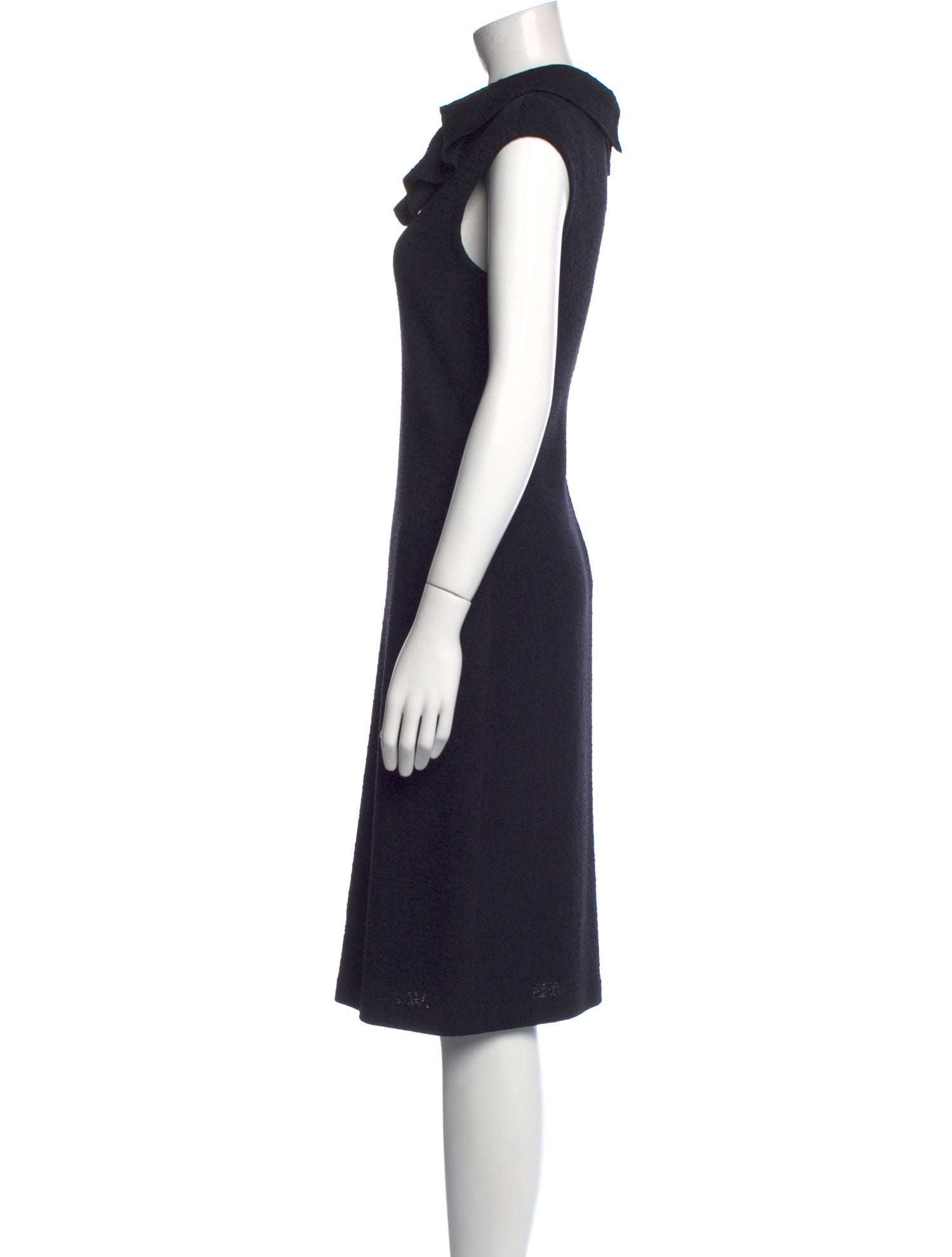 St. John Wool Midi Length Dress
