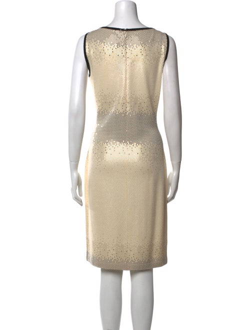 St. John Printed Knee-Length Dress