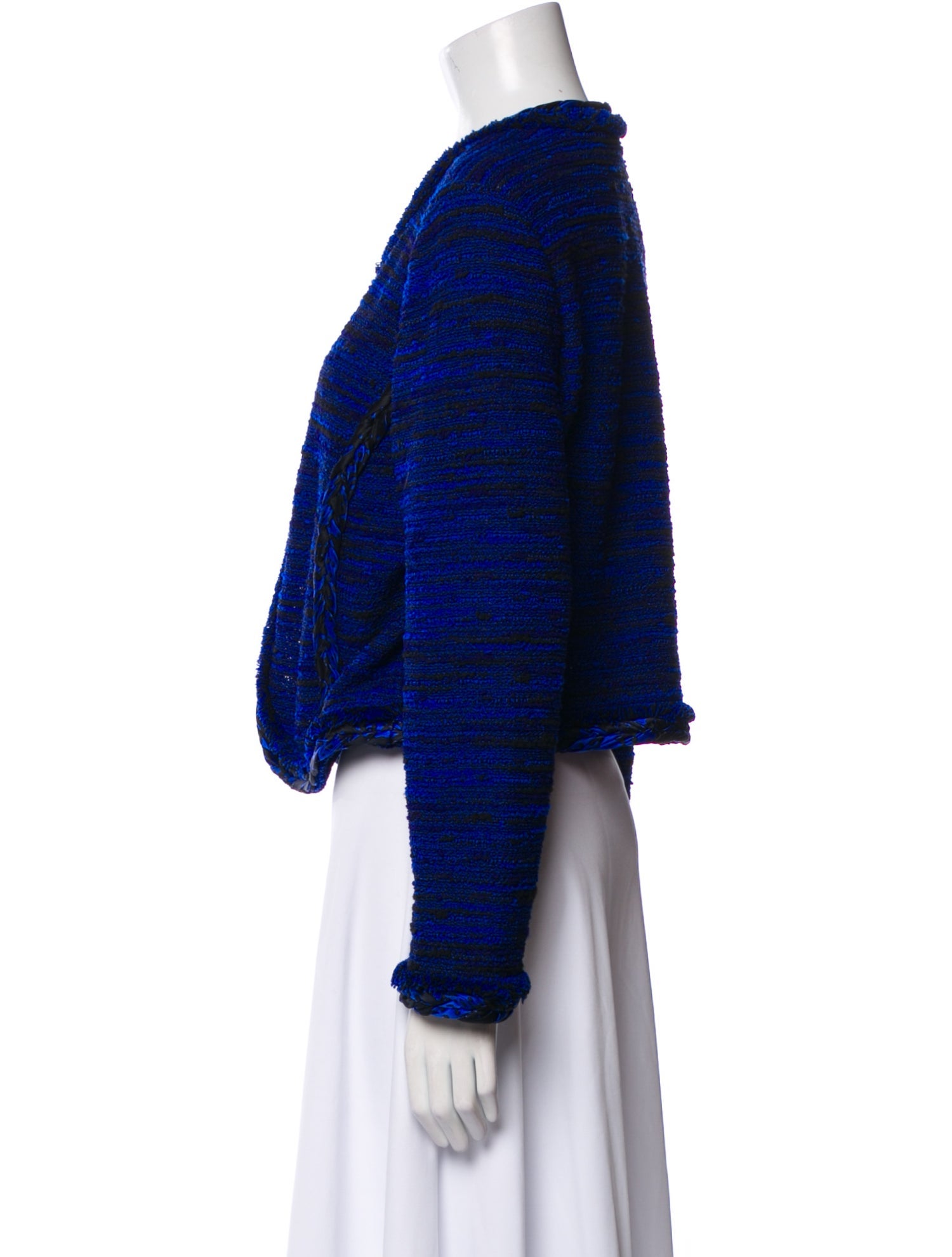 St. John Wool Striped Evening Jacket