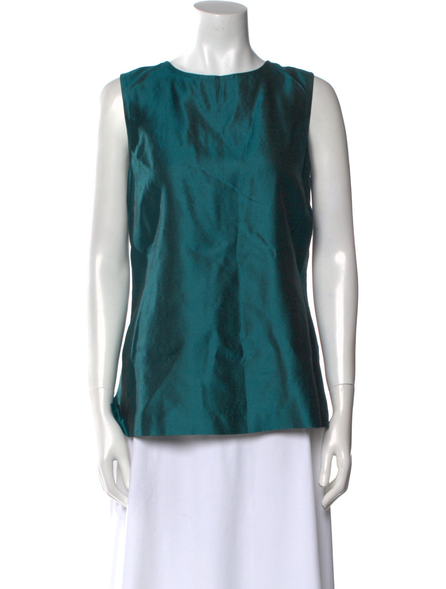 St. John Wool Bateau Neckline Blouse