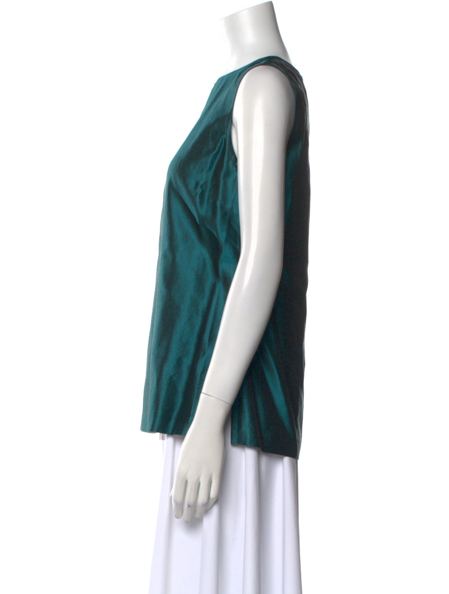 St. John Wool Bateau Neckline Blouse