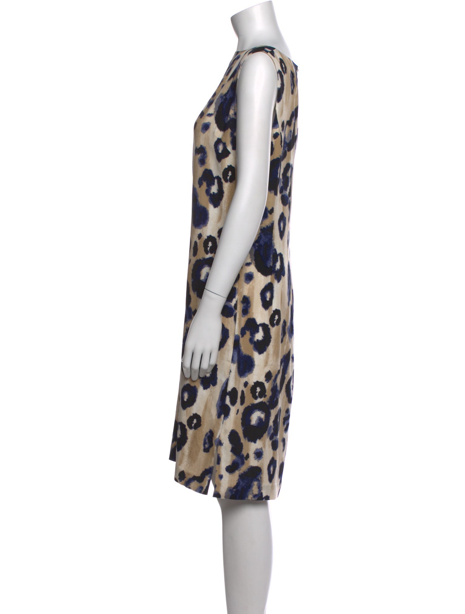 St. John Silk Knee-Length Dress