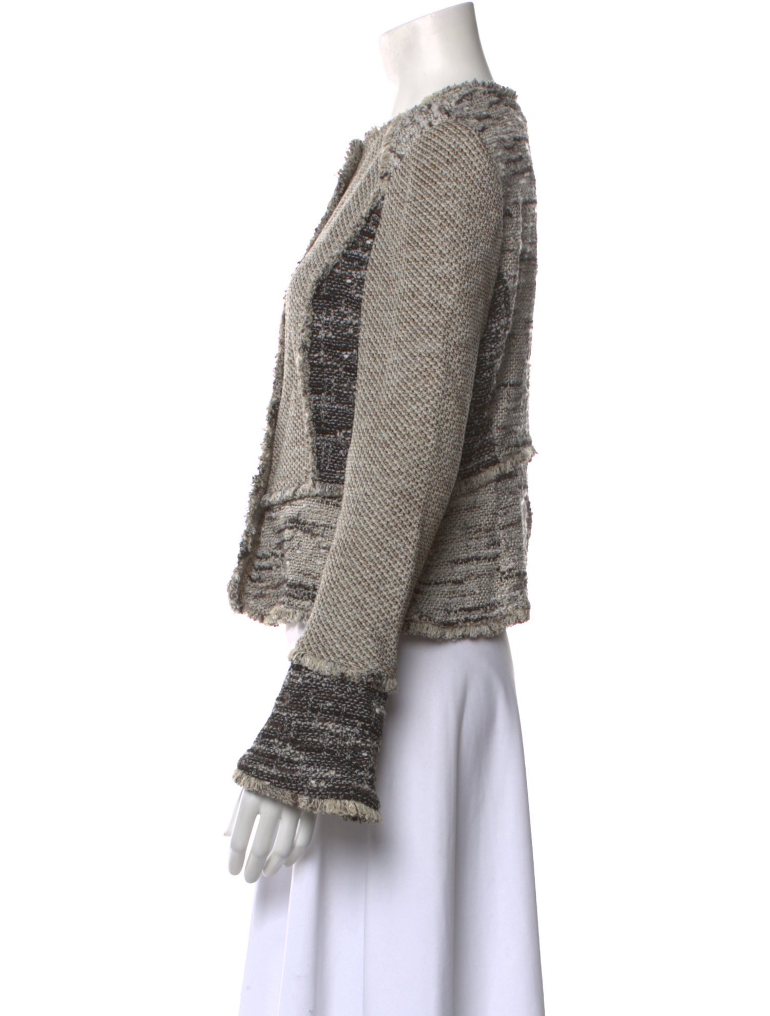 St. John Printed Crew Neck Sweater