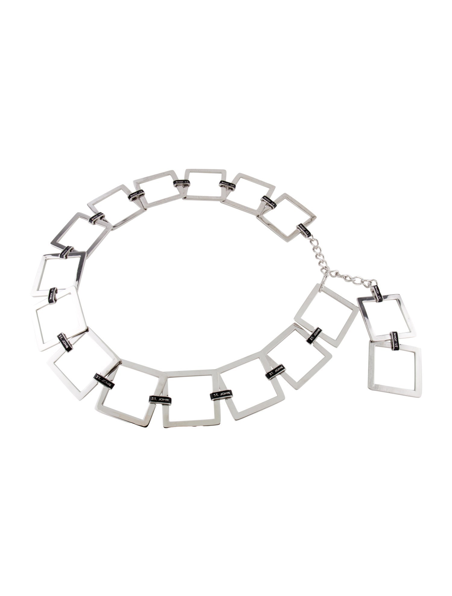 St. John Wide Metal Belt