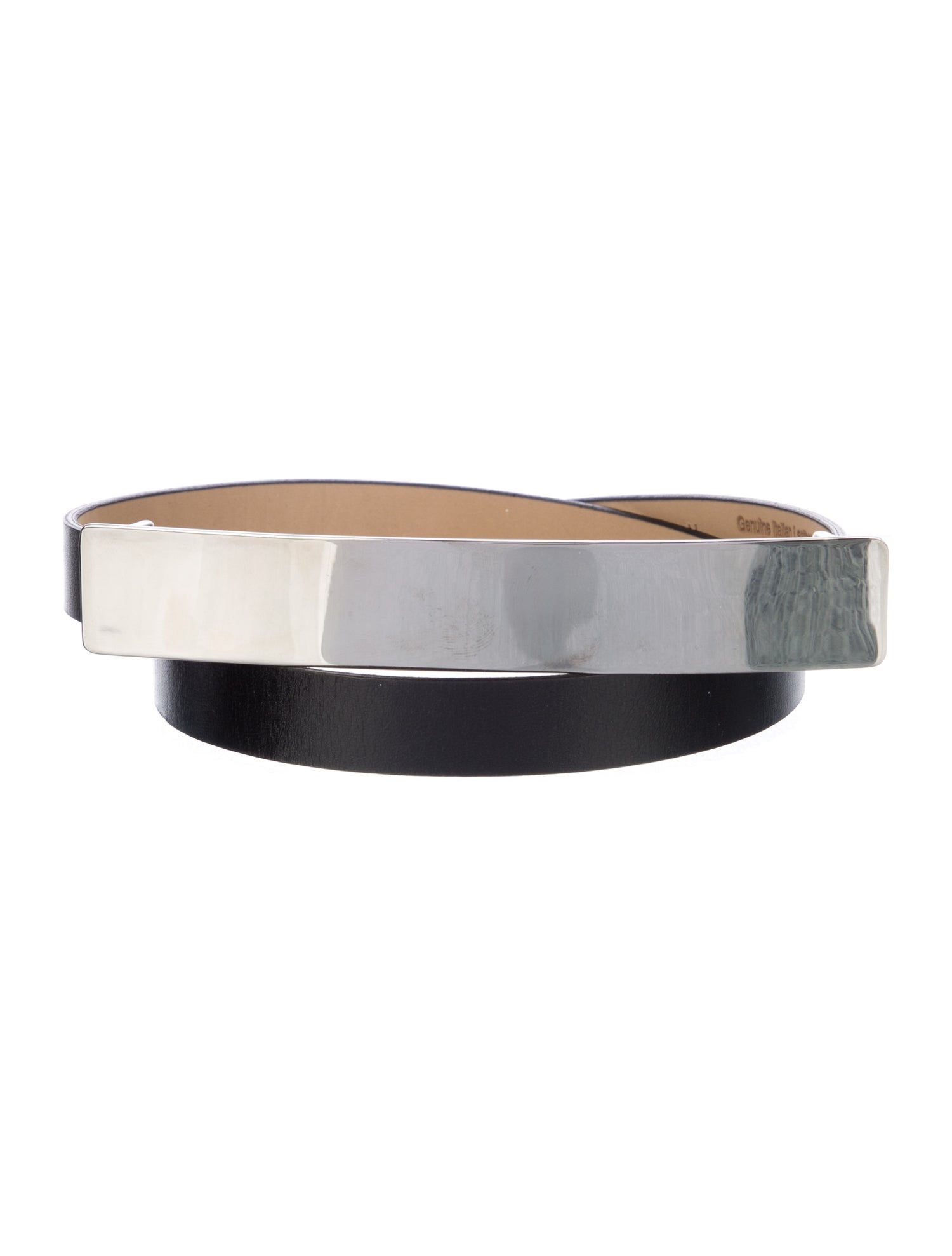 St. John Skinny Leather Belt