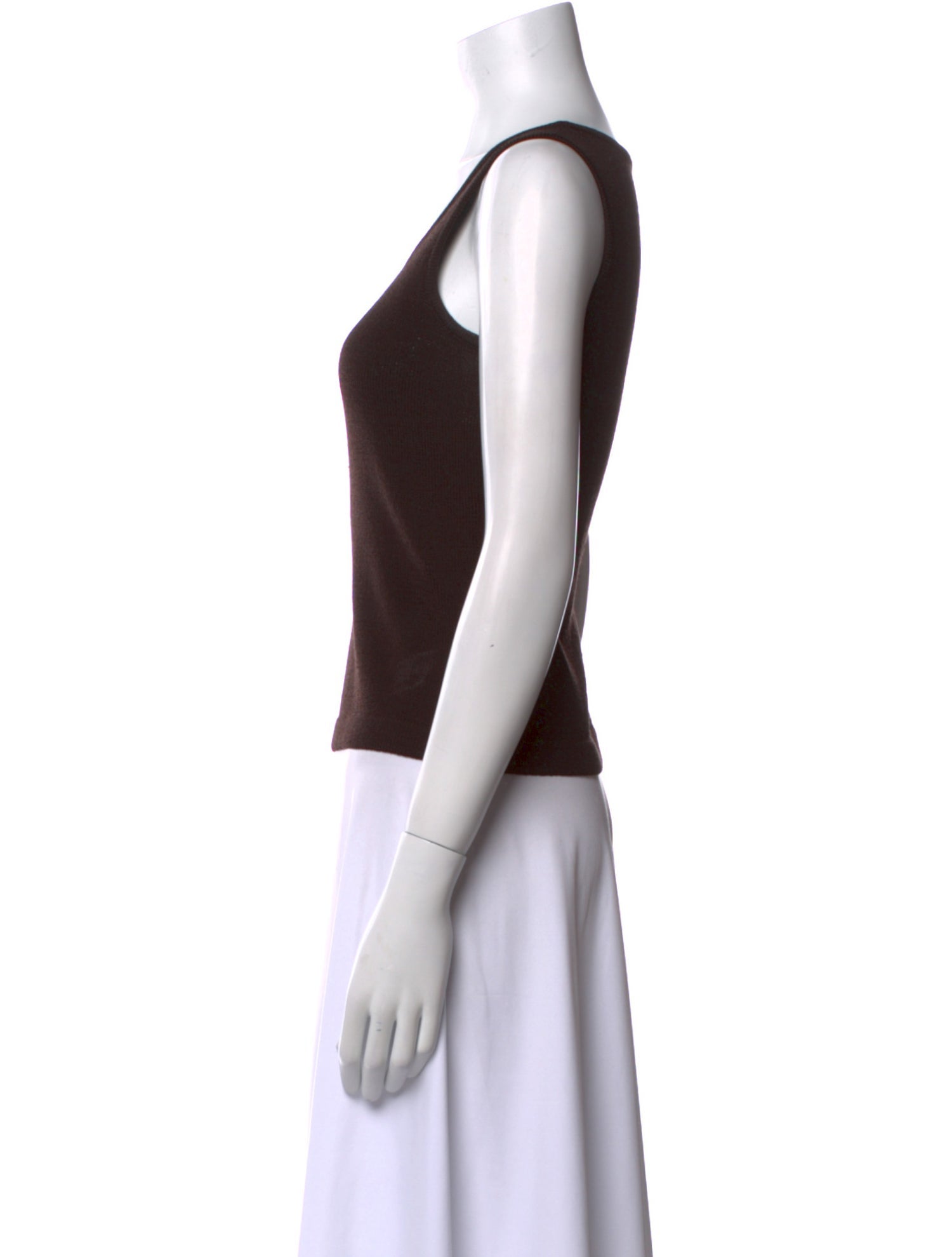 St. John Wool Scoop Neck Top