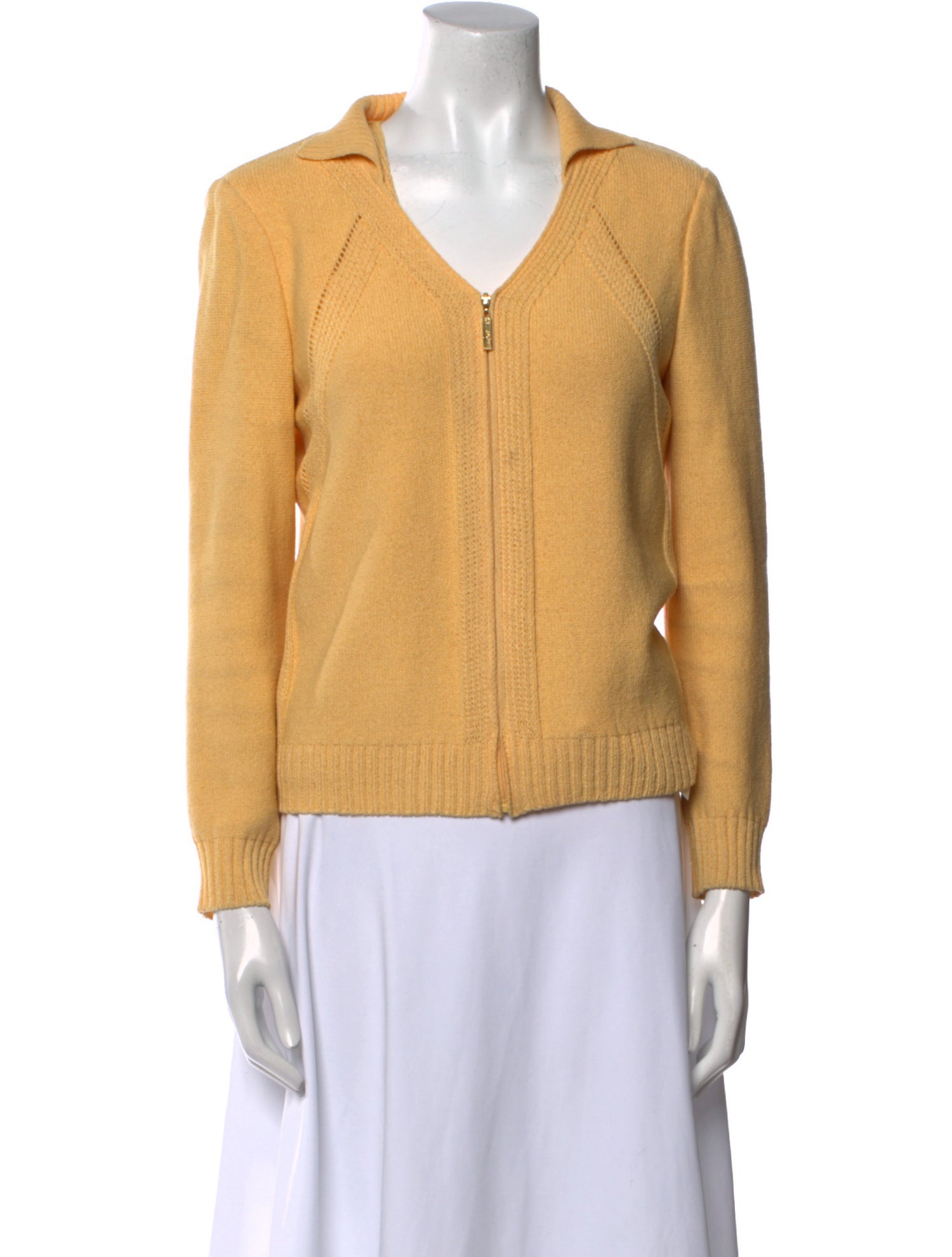 St. John Wool V-Neck Sweater