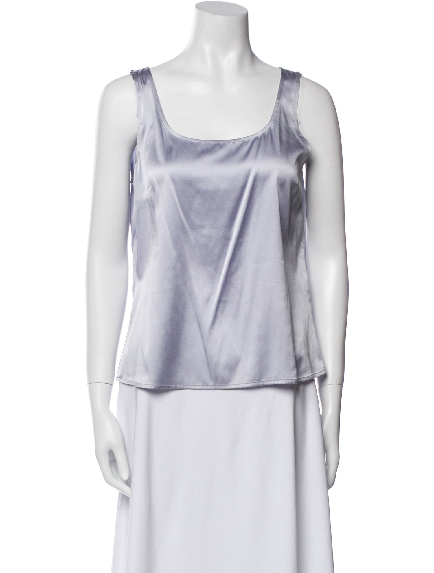 St. John Silk Square Neckline Top w/ Tags