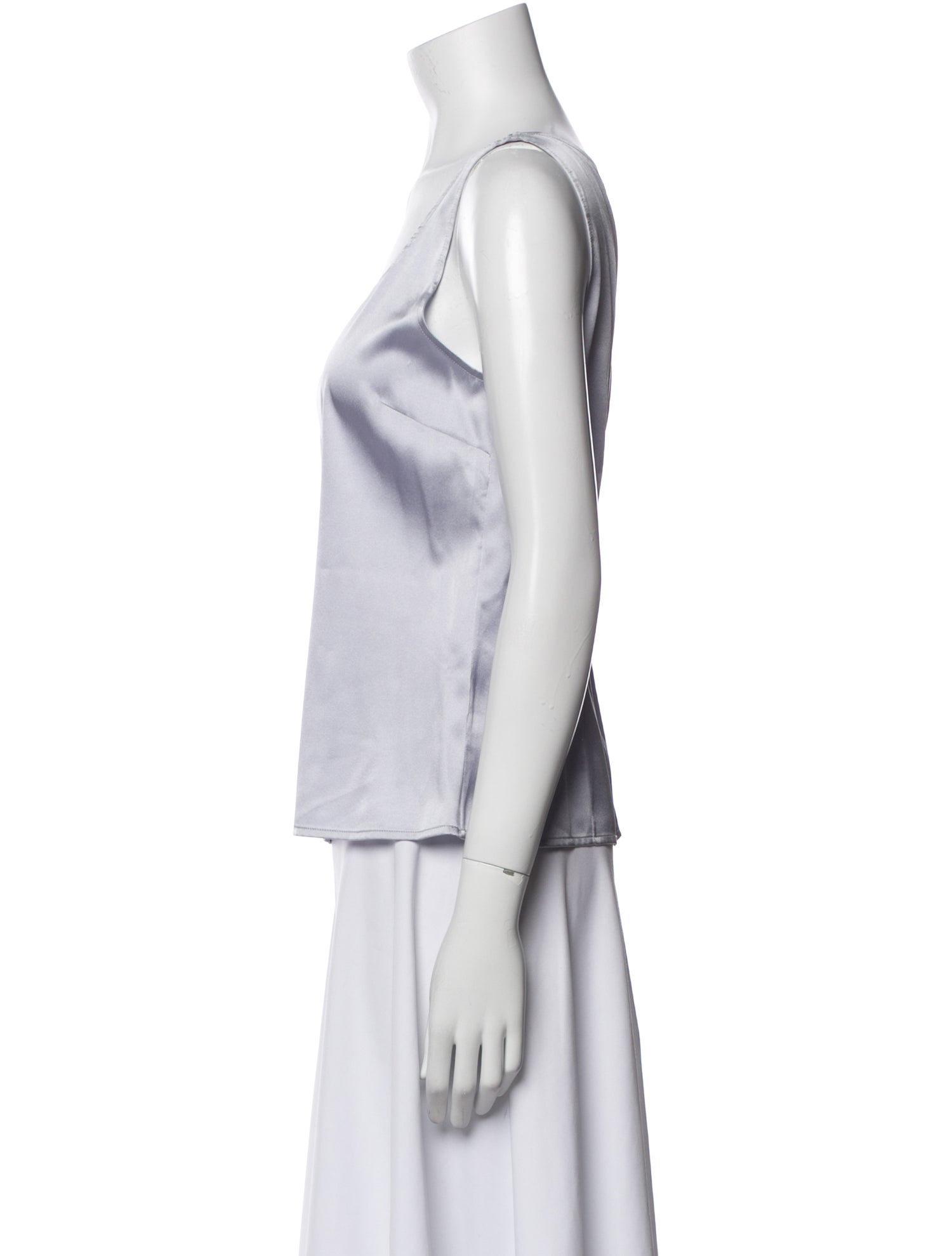 St. John Silk Square Neckline Top w/ Tags